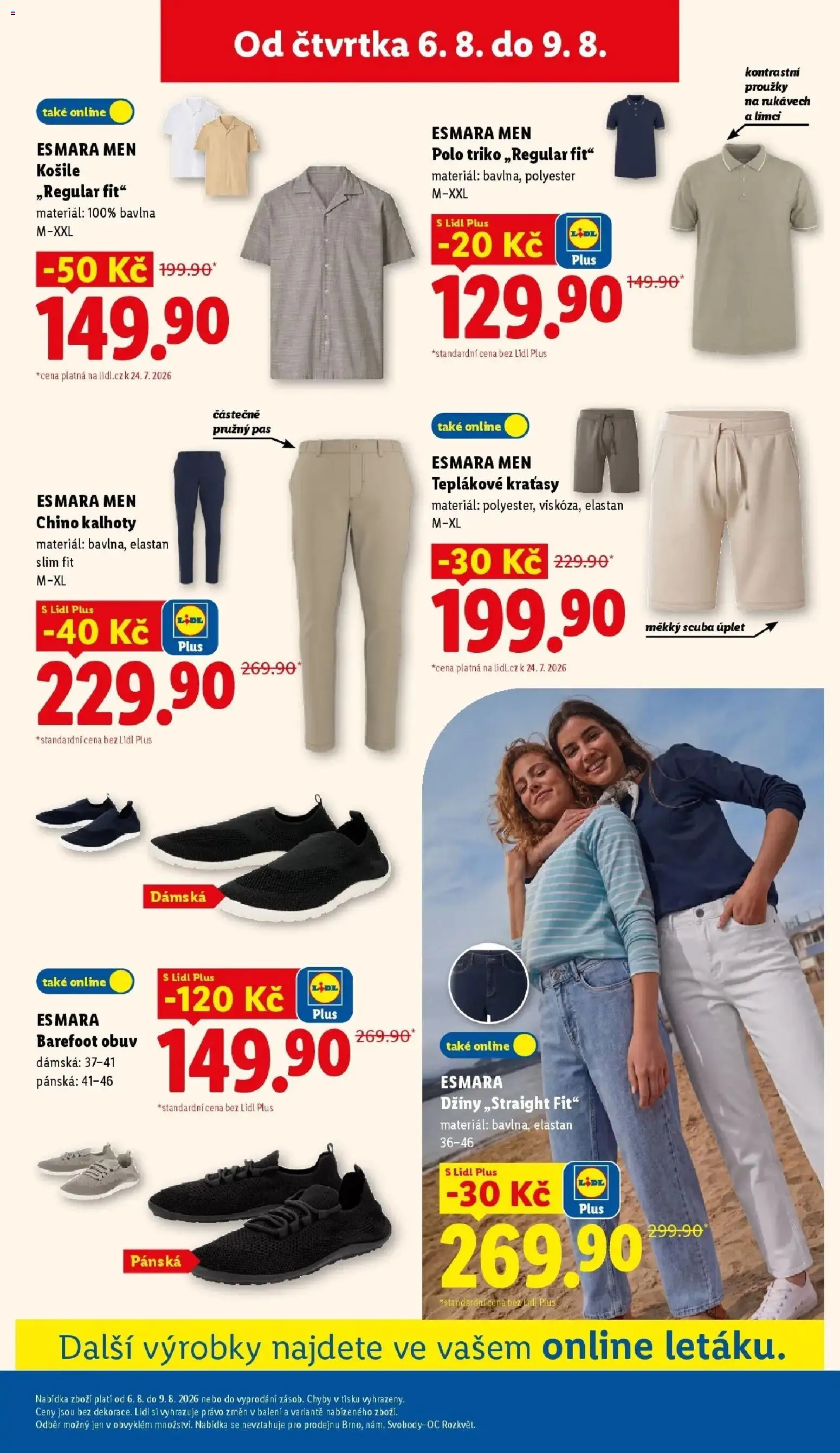 Lidl aktuální leták od 06.08.2026 | Strana: 37 | Produkty: Kalhoty, Obuv, Džíny, Pants