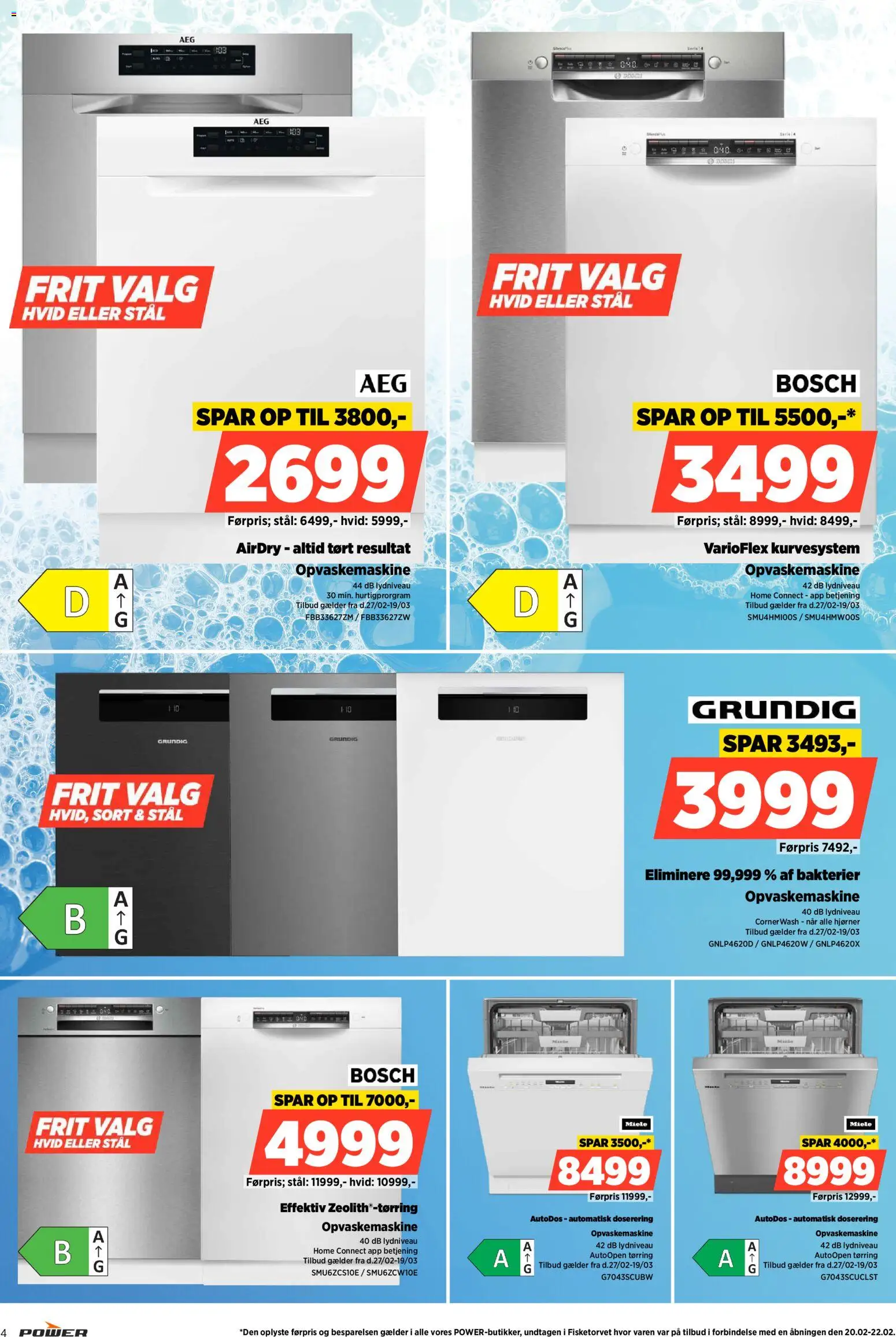 Power tilbudsavis – gyldig fra 13.03.2026 | Side: 4 | Produkter: Opvaskemaskine