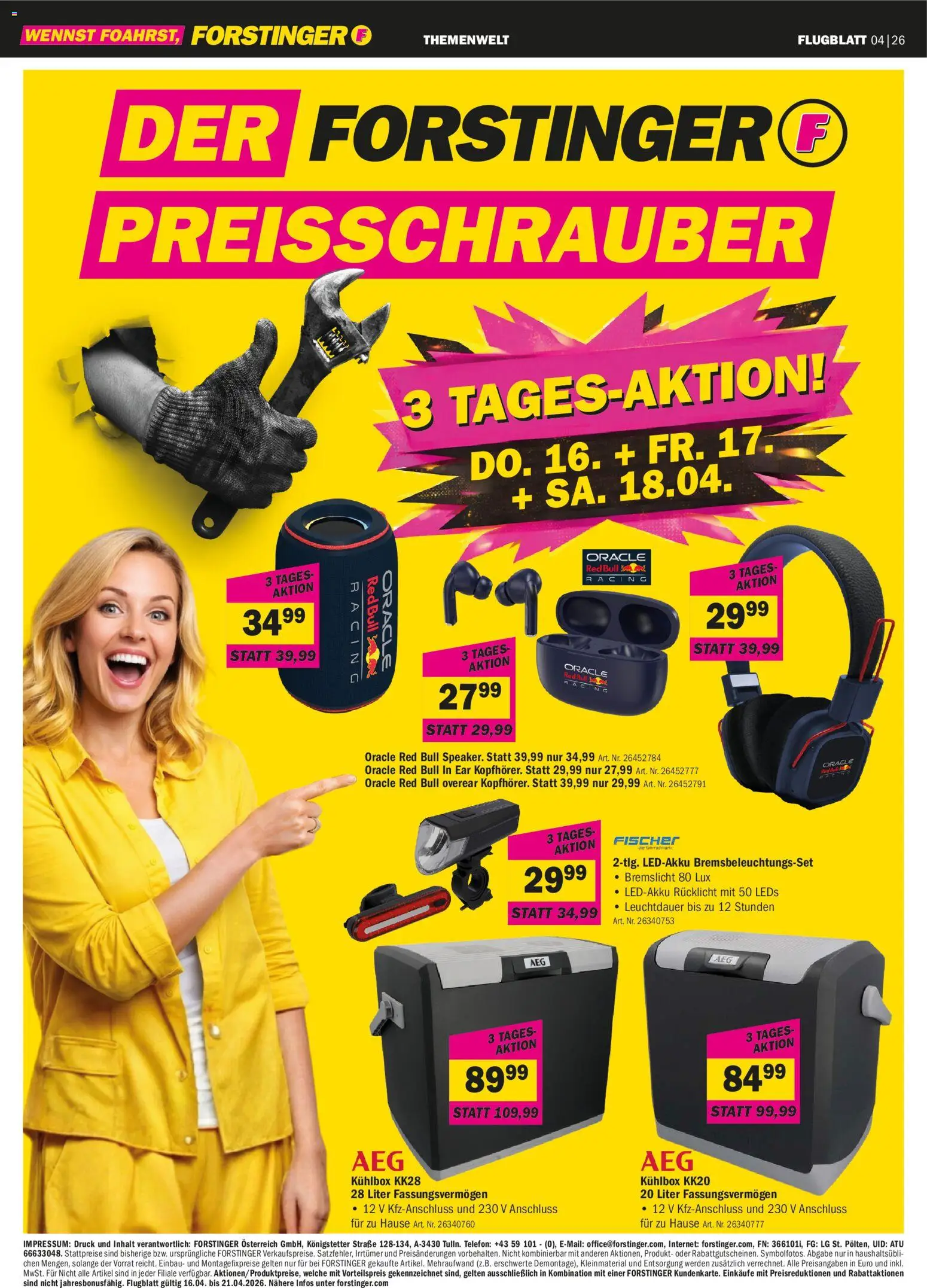 Forstinger Flugblatt gültig ab 16.04.2026 | Seite: 4