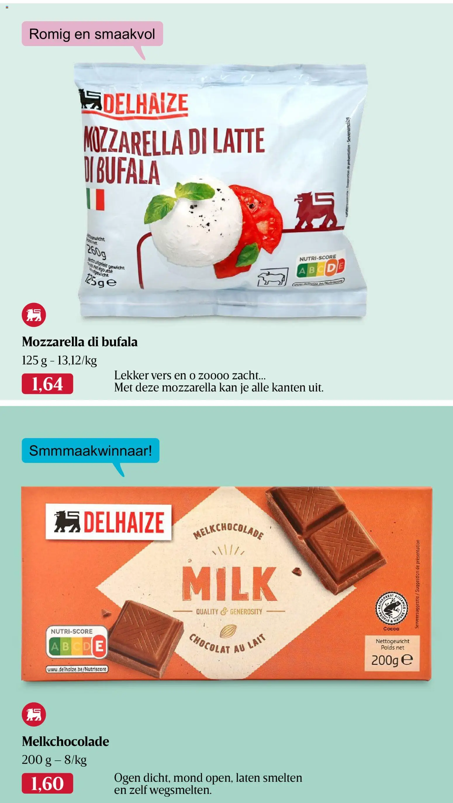 {H1} | Pagina: 42 | Producten: Gewicht, Mozzarella, Kan