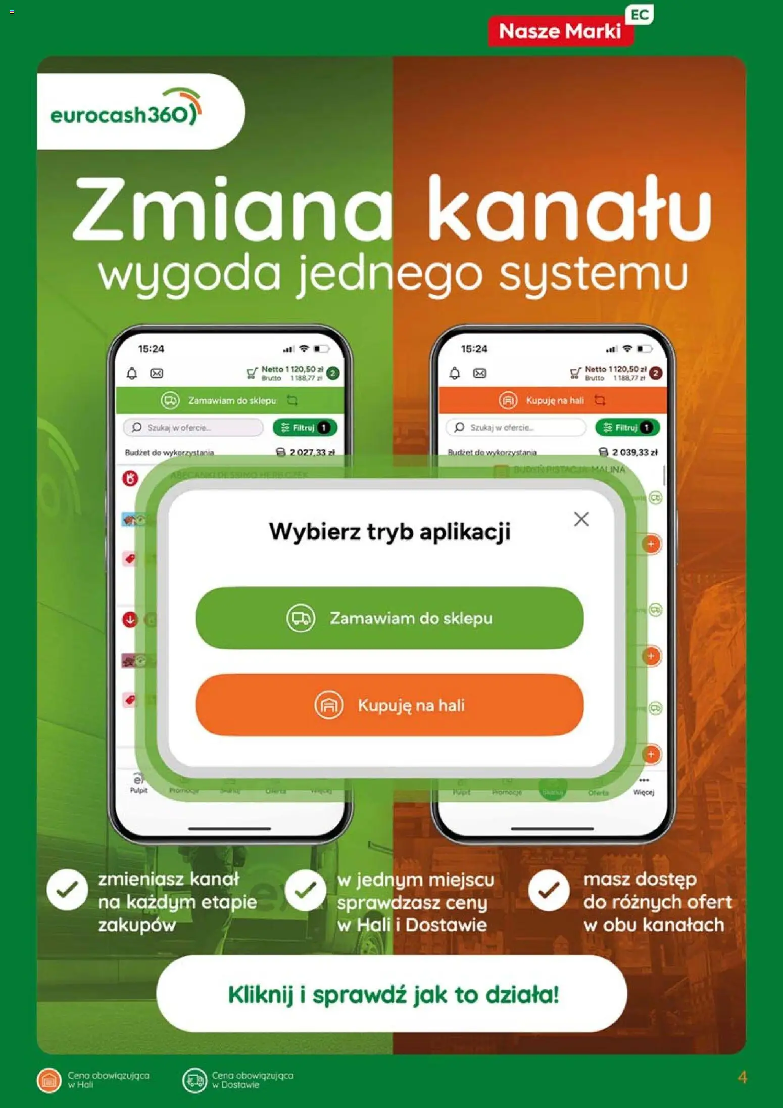 Eurocash gazetka od 20.08.2026 | Strona: 4 | Produkty: Malina