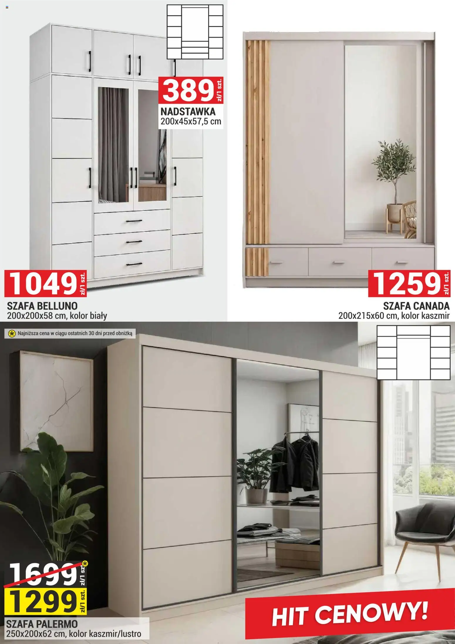Merkury Market gazetka - Meble od 01.10.2026 | Strona: 14 | Produkty: Szafa