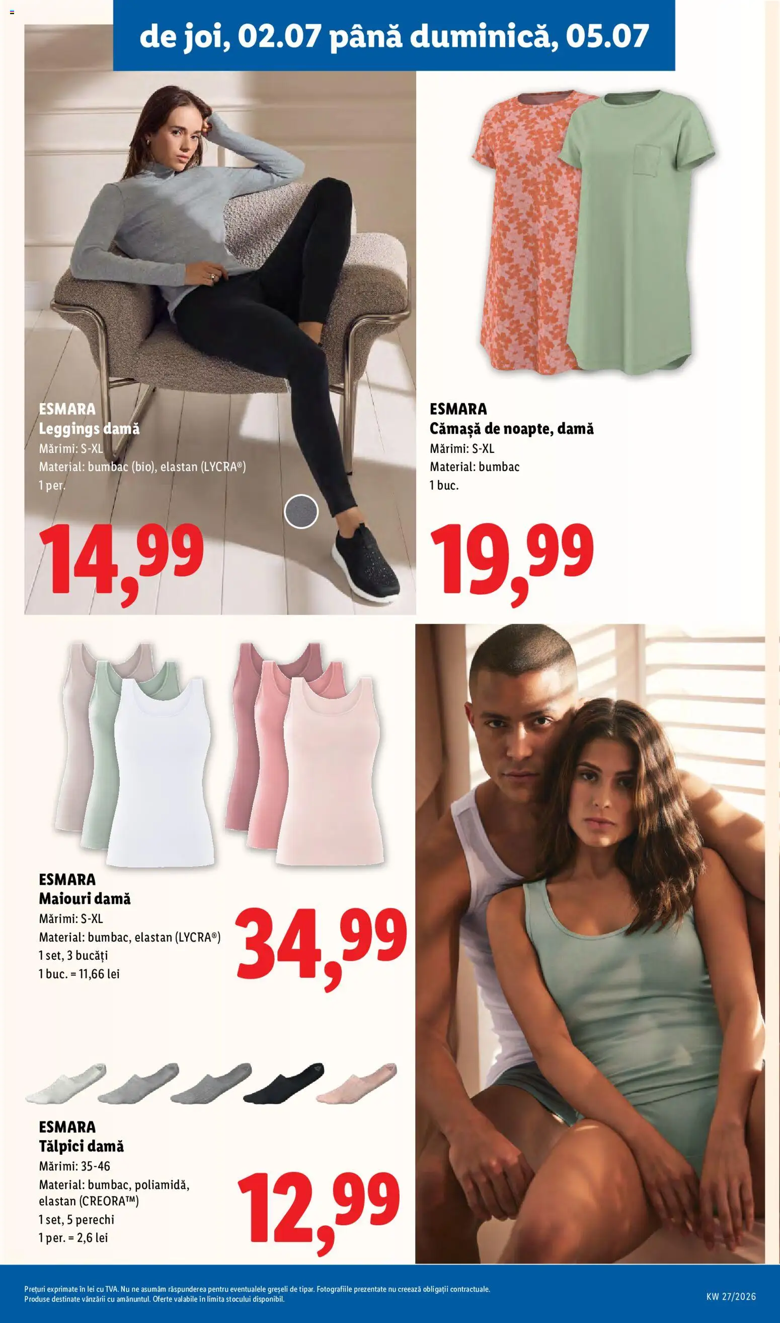 Noul catalog Lidl – valabil de la 29.06.2026 | Pagină: 85 | Produse: Tălpici