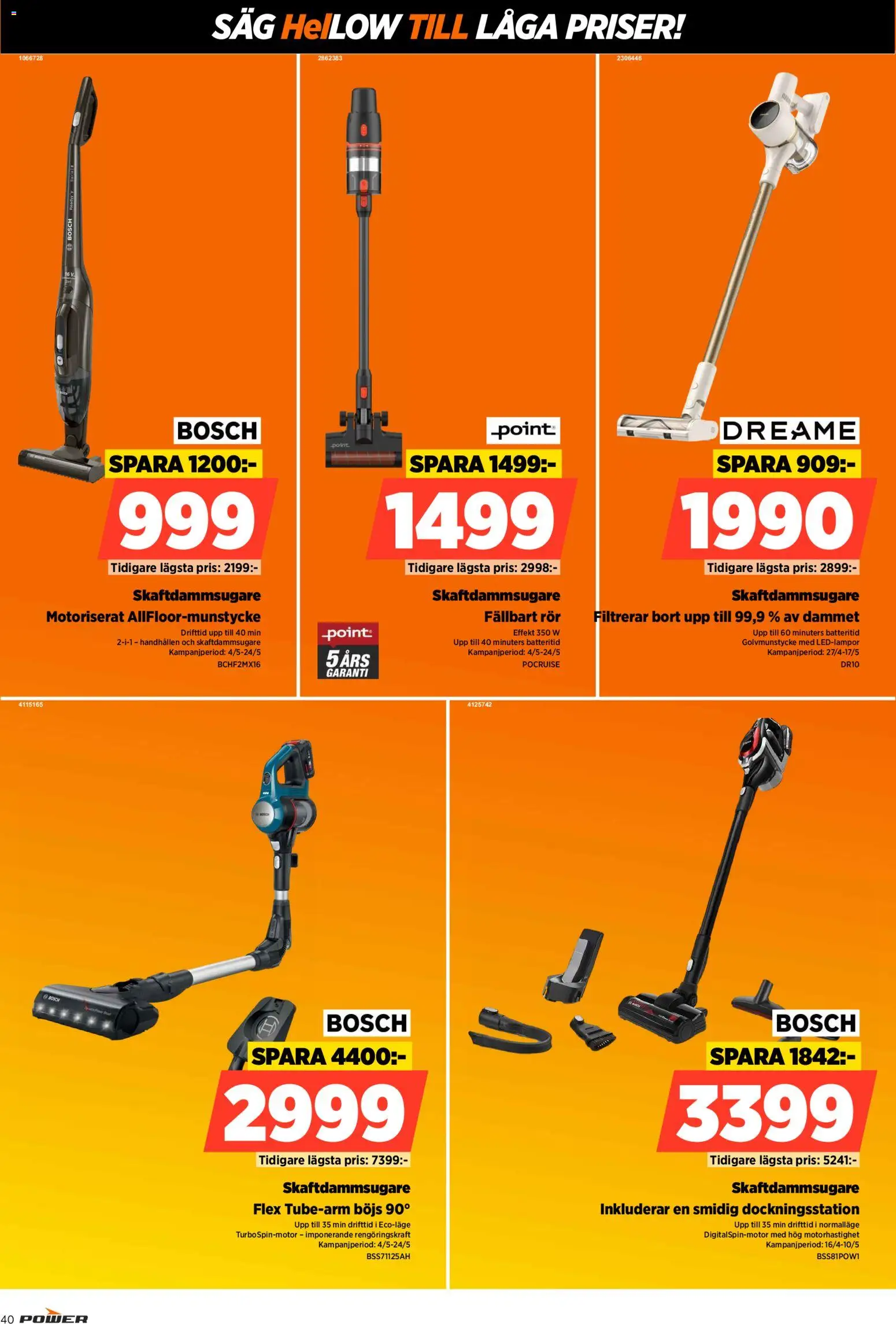 Power reklamblad aktuell från 04.05.2026 | Sida: 40