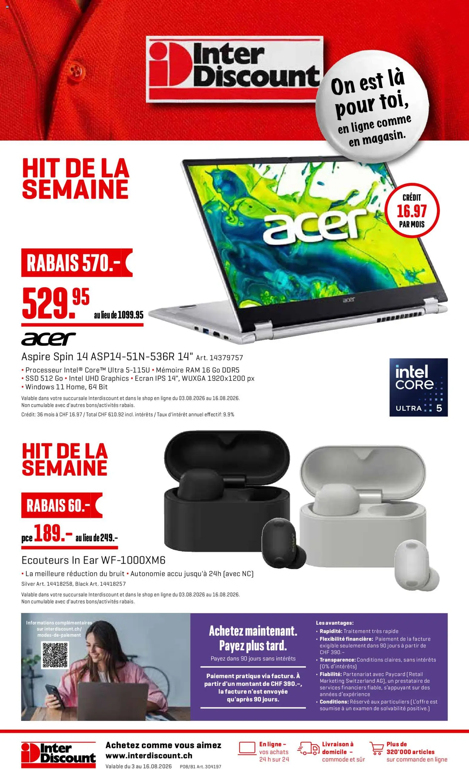 Interdiscount aktionen FR – gültig ab 03.08.2026 | Seite: 1