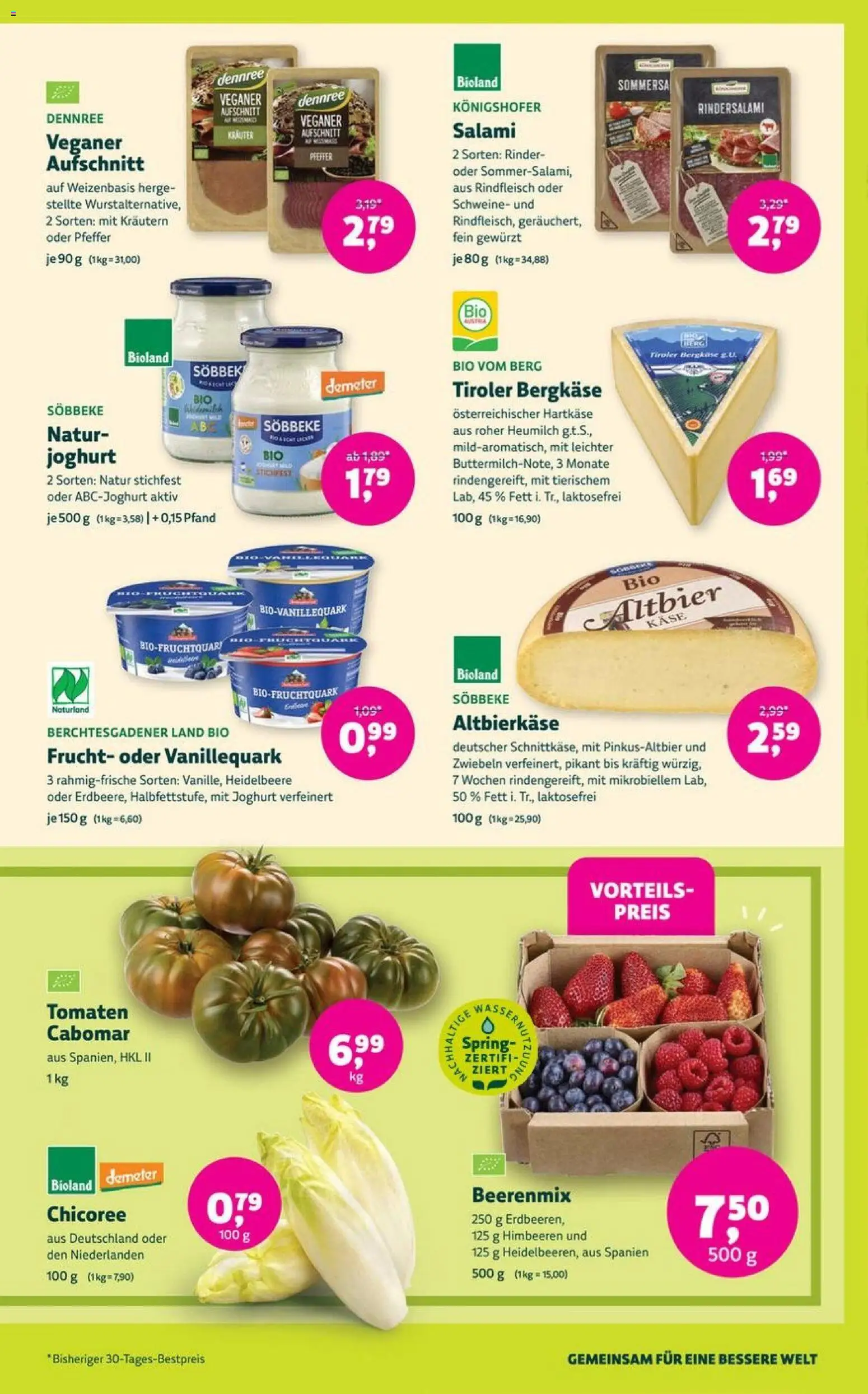 Denns BioMarkt Angebote – gültig ab 06.05.2026 | Seite: 7 | Produkte: Joghurt, Tomaten, Zwiebeln, Pfeffer