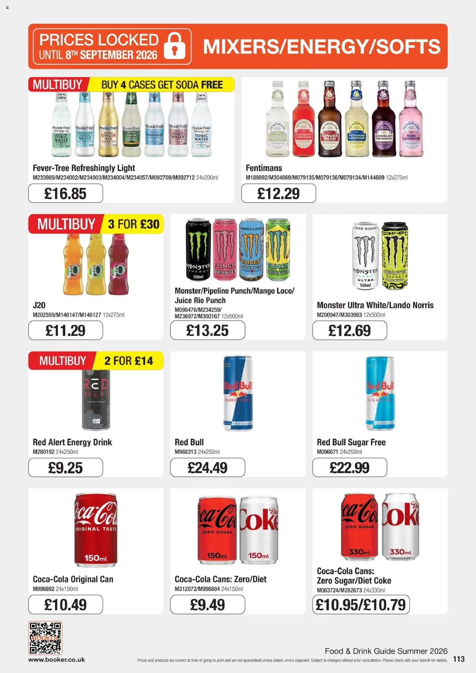 {H1} | Page: 113 | Products: Beer, Mango, Energy drink, Raspberry