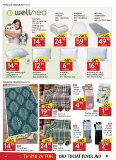 Konzum Katalog - Pregled kataloga iz trgovine Konzum, vrijedi od 07.10.2026 | Stranica: 42 | Proizvodi: Jastuk, Čarape, Nadmadrac, Igračka