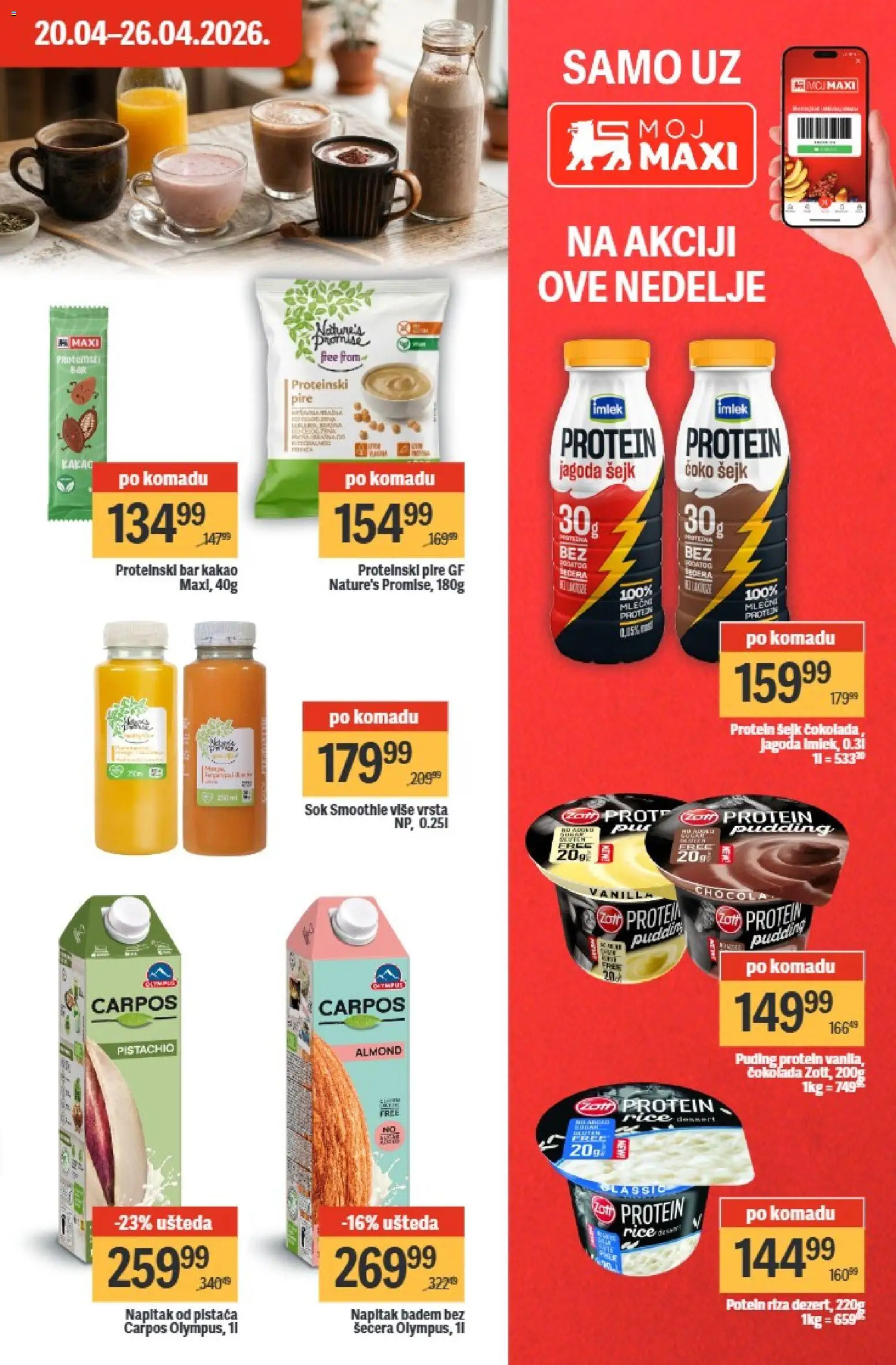 Maxi katalog - važi od 20.04.2026 | Strana: 23 | Proizvode: Puding, Jagoda, Med, Sok