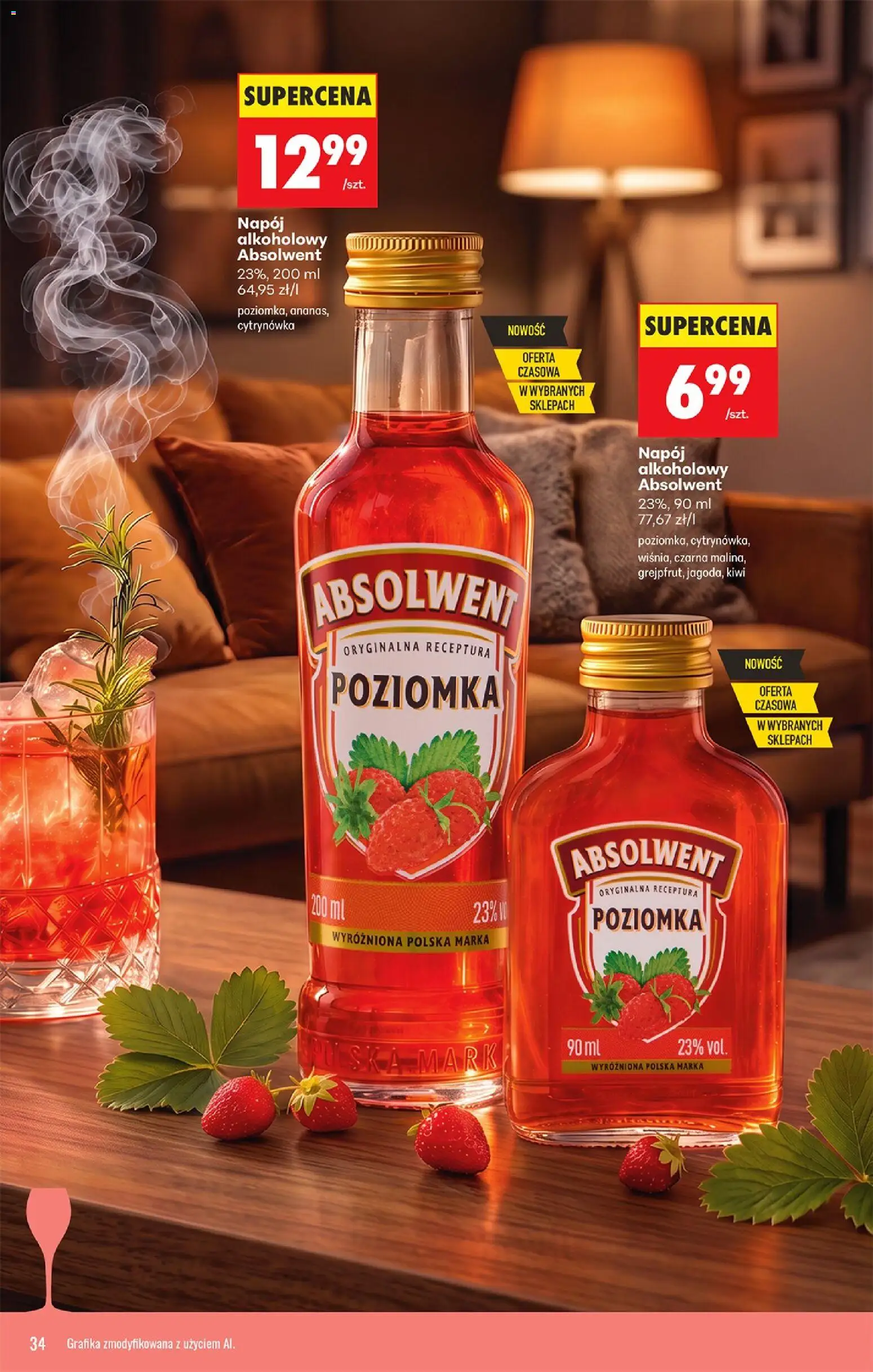Biedronka gazetka - Czas na toast od 21.09.2026 | Strona: 36 | Produkty: Napoje, Kiwi