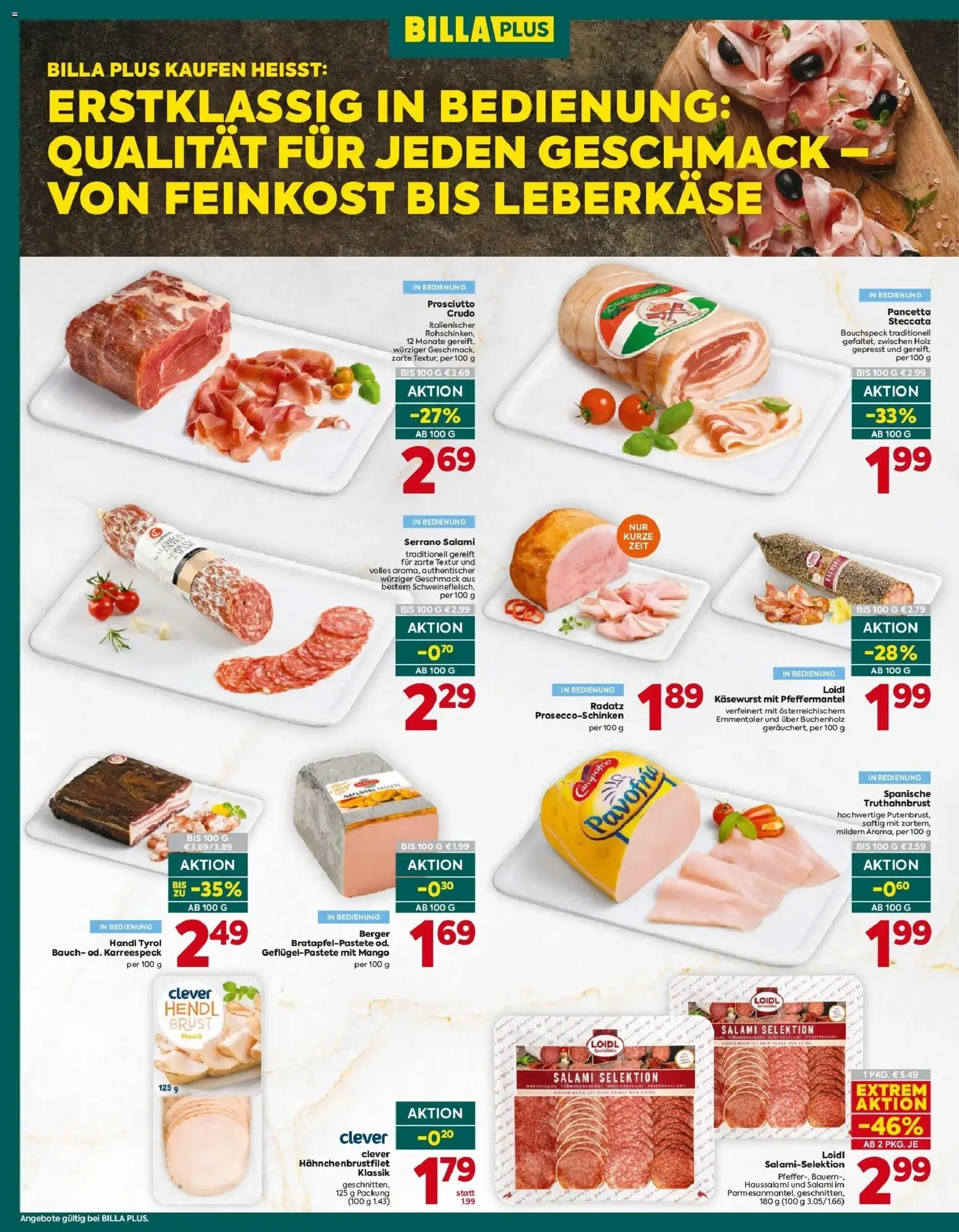 Billa Plus Flugblatt - Wien-Wien gültig ab 01.10.2026 | Seite: 10 | Produkte: Mango, Salami