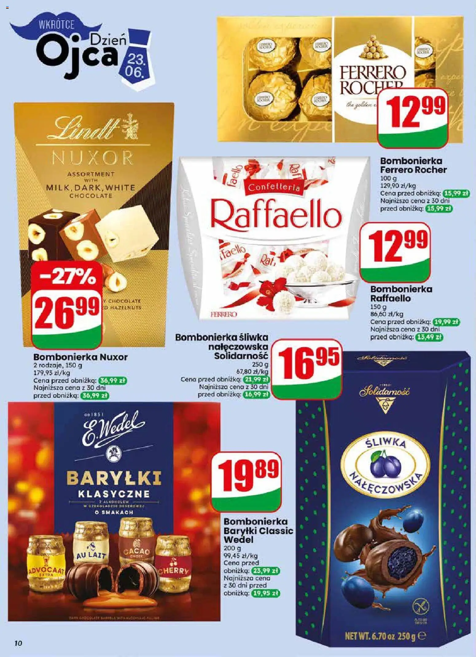 Dino gazetka od 10.06.2026 | Strona: 10 | Produkty: Śliwka nałęczowska, Bombonierka, Ferrero rocher