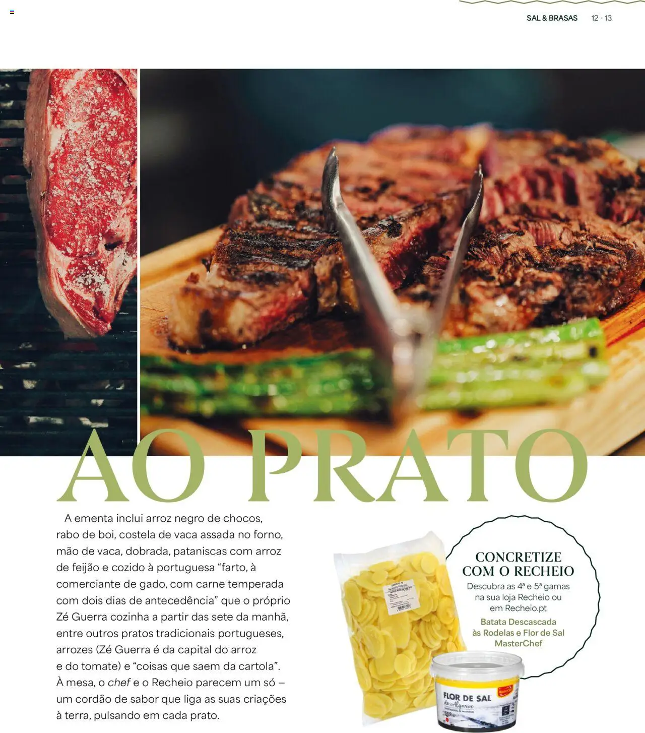 Recheio folheto │ válido de 24/04/2025 | Página: 13 | Produtos: Batata, Pratos, Tomate, Feijão