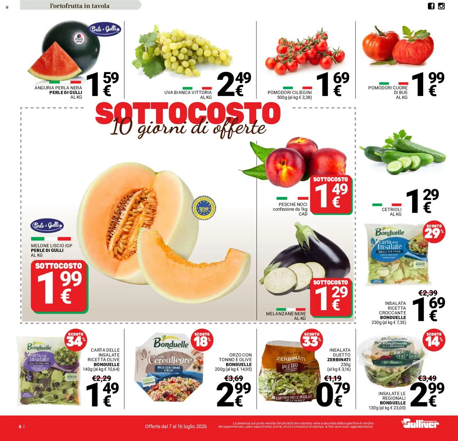 Volantino Gulliver del 07/07/2026 | Pagina: 6