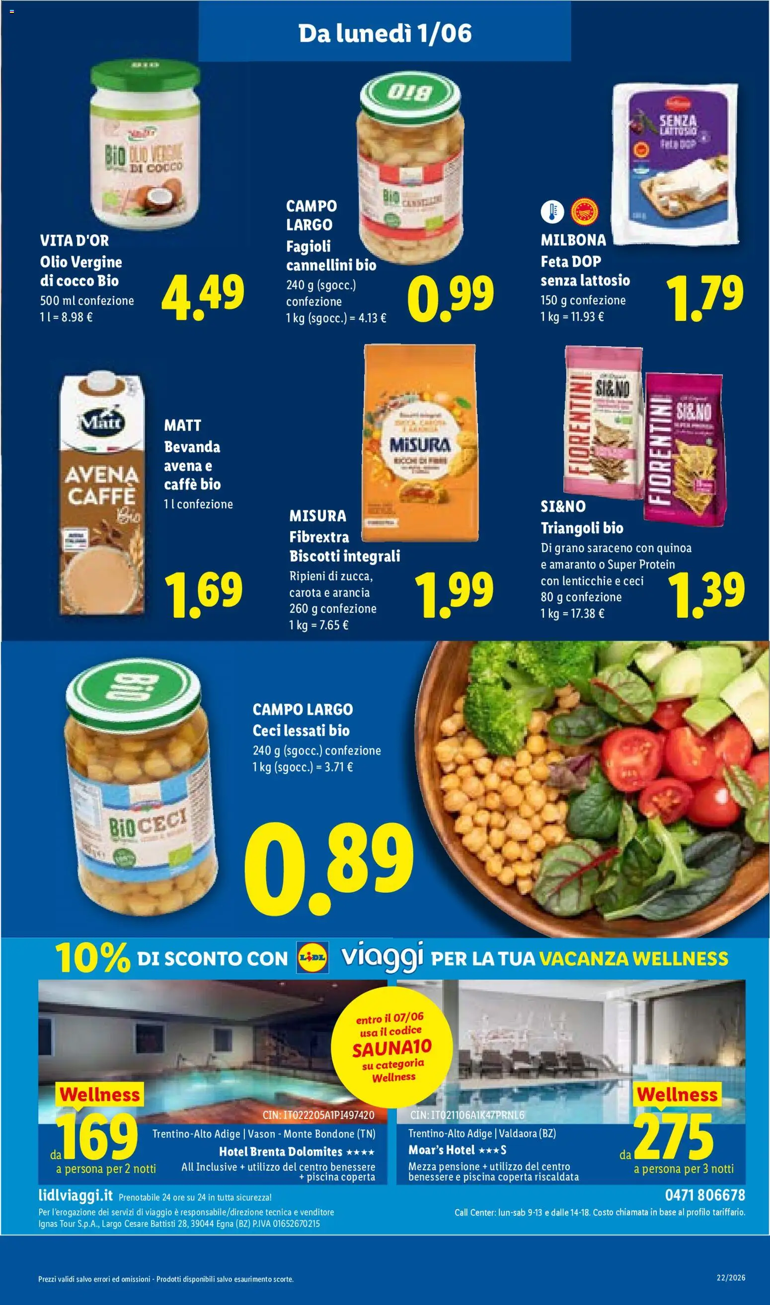 Volantino Lidl del 28.05.2026 | Pagina: 49 | Prodotti: Ceci, Lenticchie, Olio, Piscina