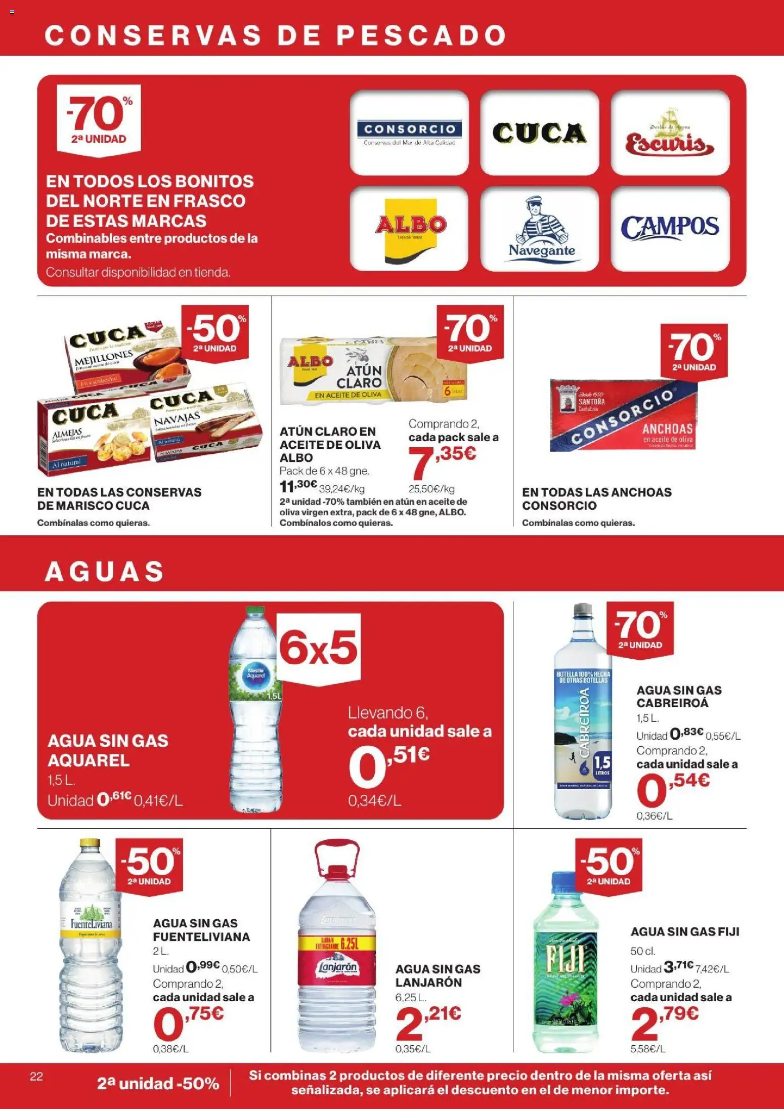 Supercor Canarias │ válido desde el 24/09/2026 | Página: 22 | Productos: Anchoas, Conservas, Atún, Pescado