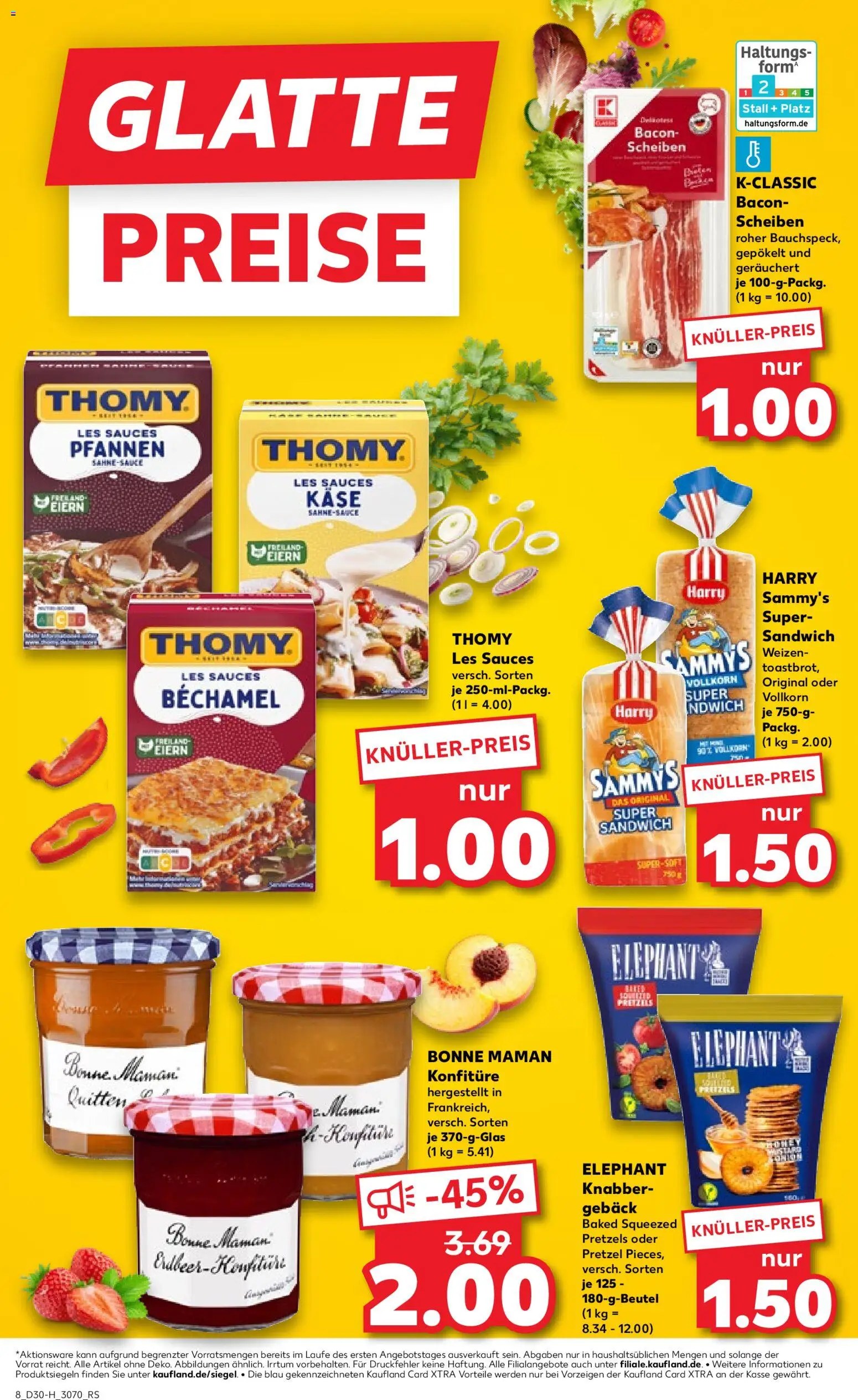 Kaufland Prospekt Leipzig – gültig ab 23.07.2026 | Seite: 8 | Produkte: Käse, Bonne maman