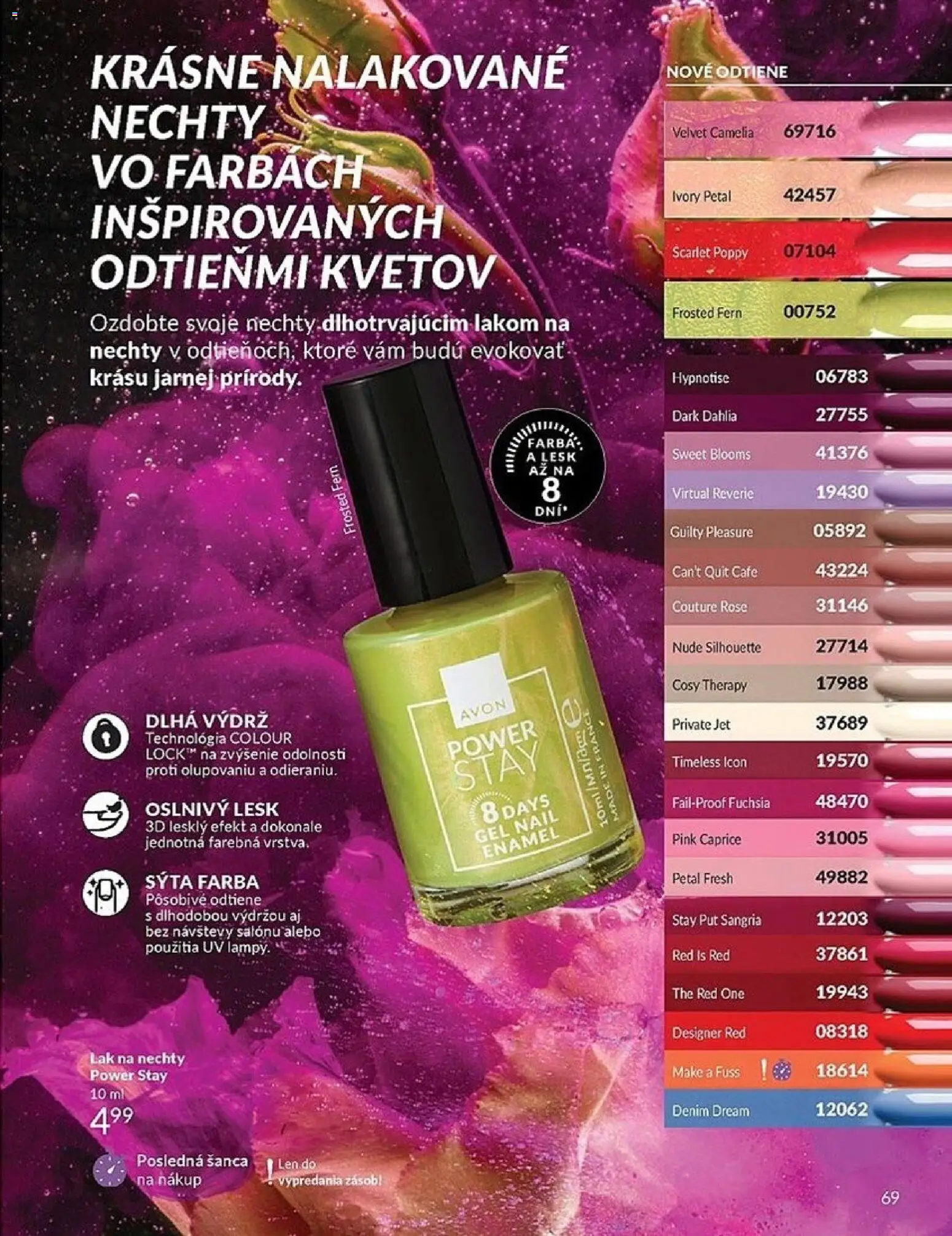 Nové Avon akcie – leták je platný od 01.06.2026 | Strana: 69 | Produkty: Lak na nechty