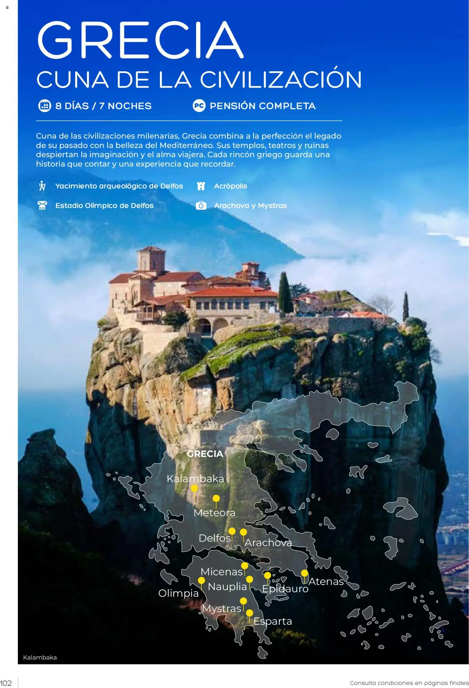 Viajes El Corte Inglés Club de Vacaciones otoño primavera │ válido desde el 01/09/2026 | Página: 102