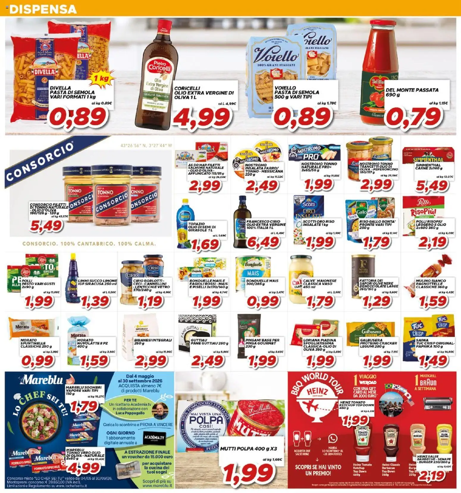 Volantino Ma Supermercati del 12/08/2026 | Pagina: 12 | Prodotti: Lima, Pasta di semola, Pasta, Piadina