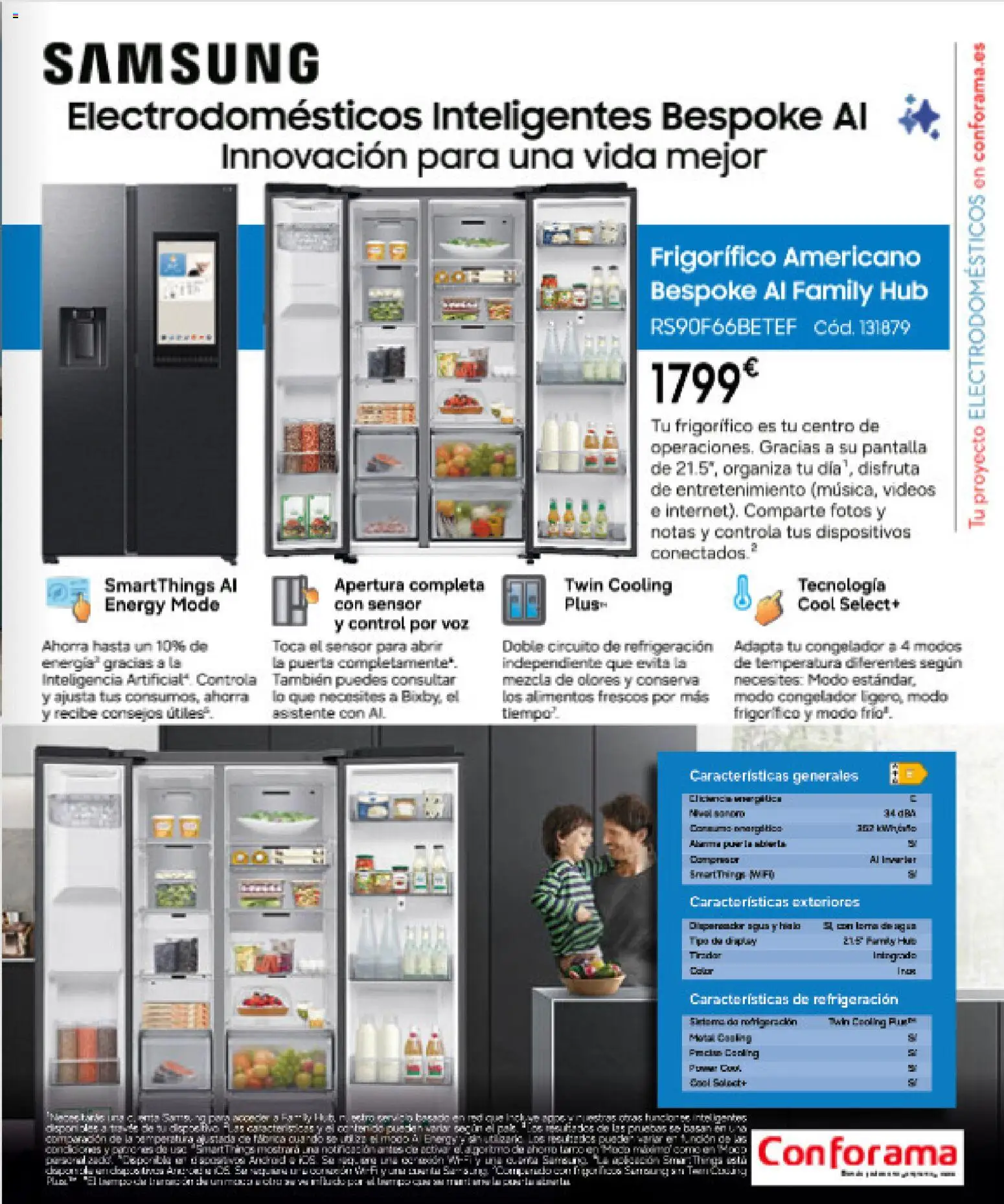 Conforama folleto │ válido desde el 16.04.2026 | Página: 85 | Productos: Congelador, Κούβα