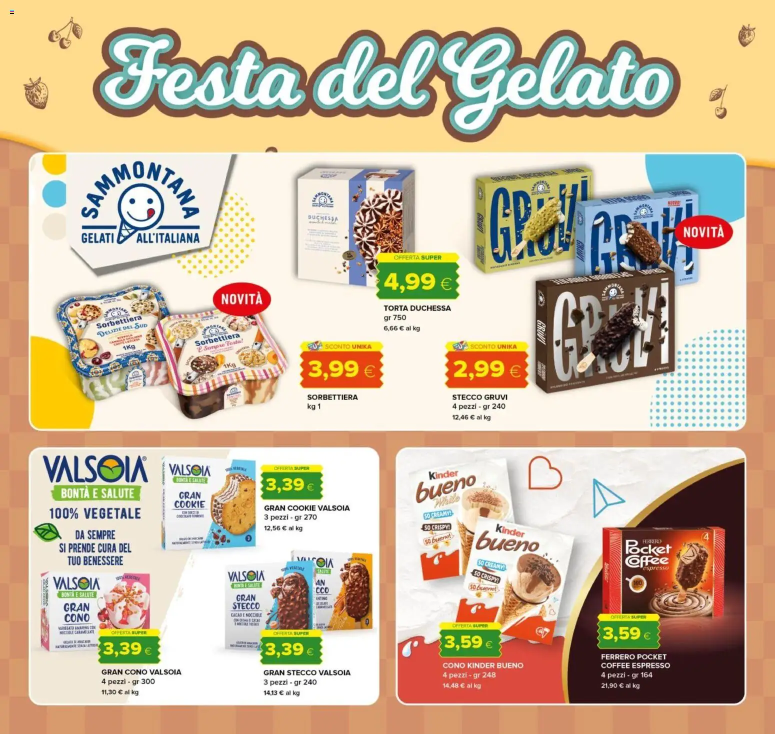 Volantino Tigre del 02/07/2026 | Pagina: 31 | Prodotti: Gelato, Nocciole, Cacao, Amarena