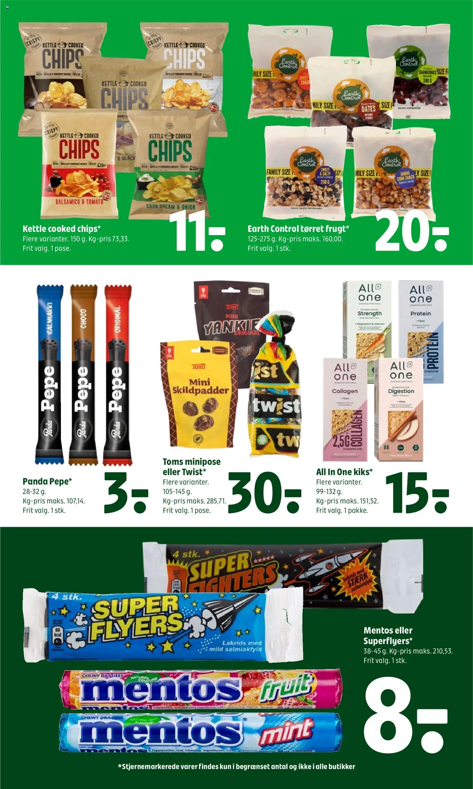 Coop 365 tilbudsavis – gyldig fra 06/08/2026 | Side: 21 | Produkter: Chips, Lakrids, Collagen, Balsamico