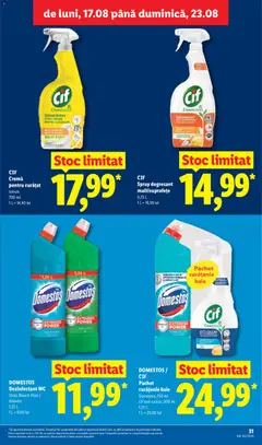 Ofertele Lidl valabile de la 17.08.2026 | Pagină: 31