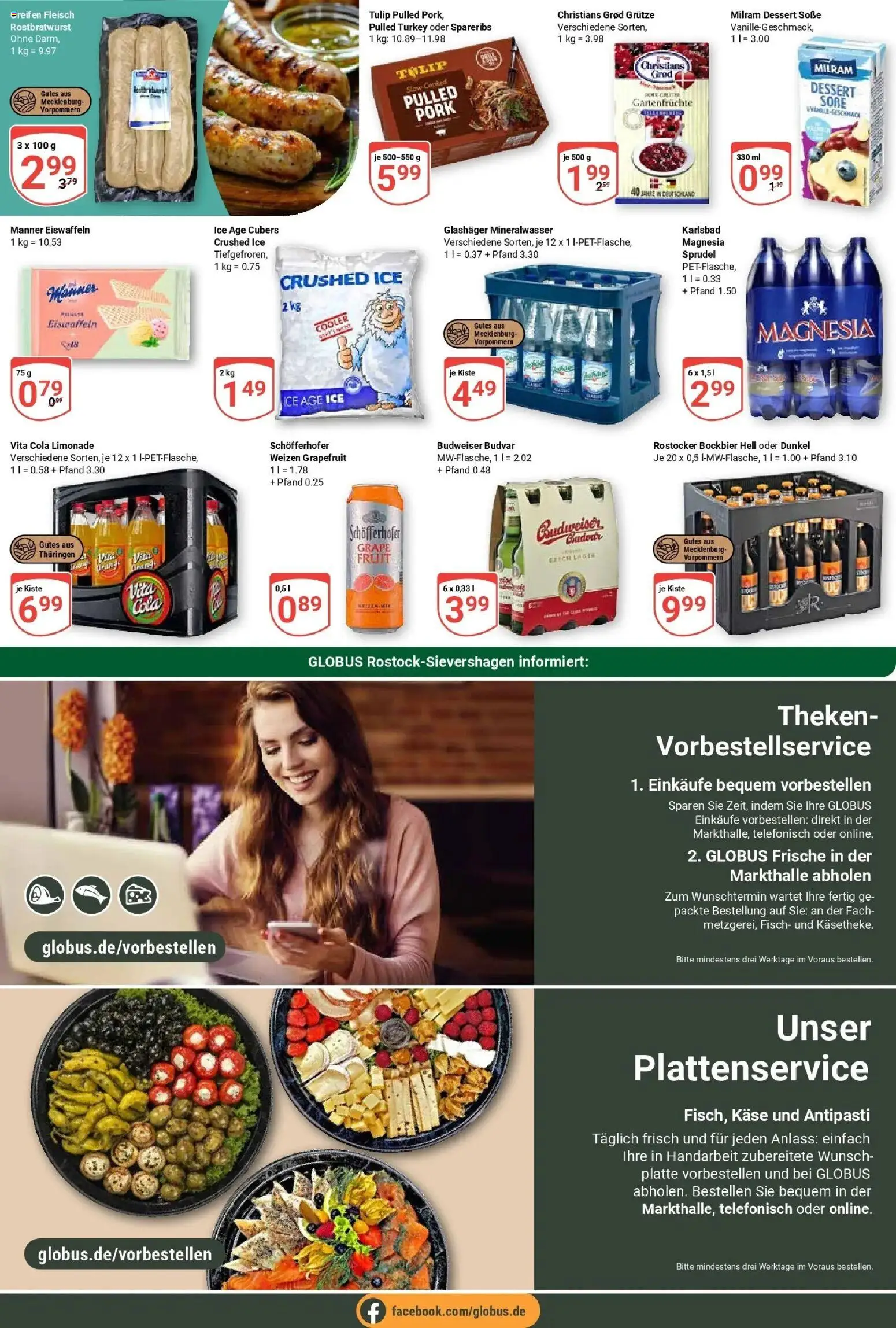 Globus Prospekt Lambrechtshagen (ab 24.08.2026) » Angebote online | Seite: 11 | Produkte: Käse, Limonade, Soße, Budweiser