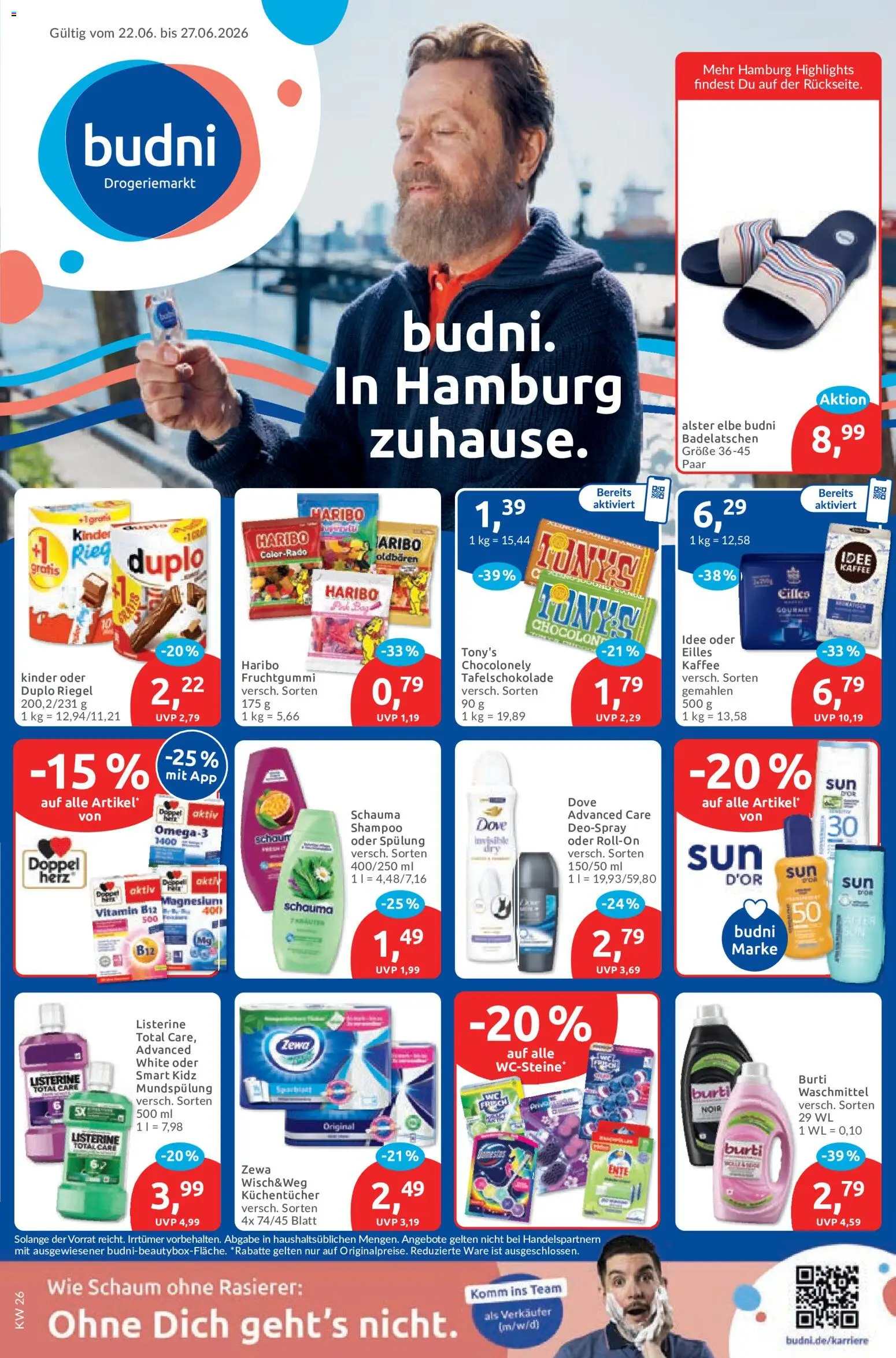 Budni Prospekt | 22.06.2026 | Wie erhält man einen begrenzten Rabatt? | Deutschland