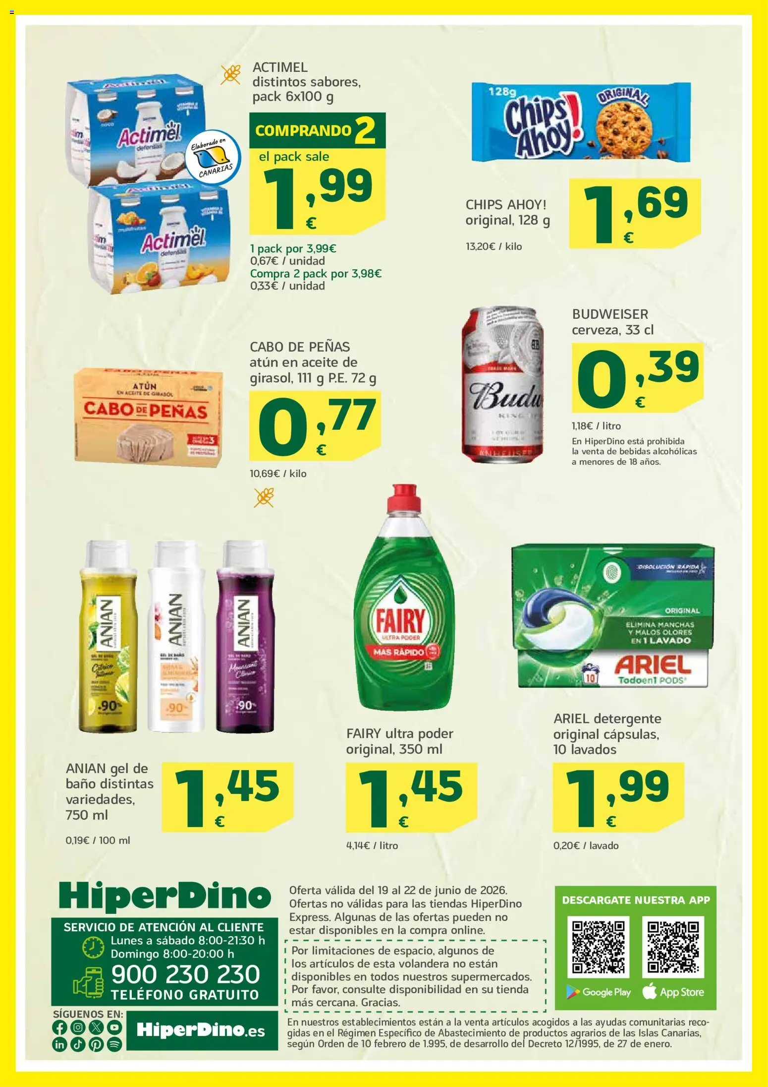 HiperDino folleto │ válido desde el 19.06.2026 | Página: 2
