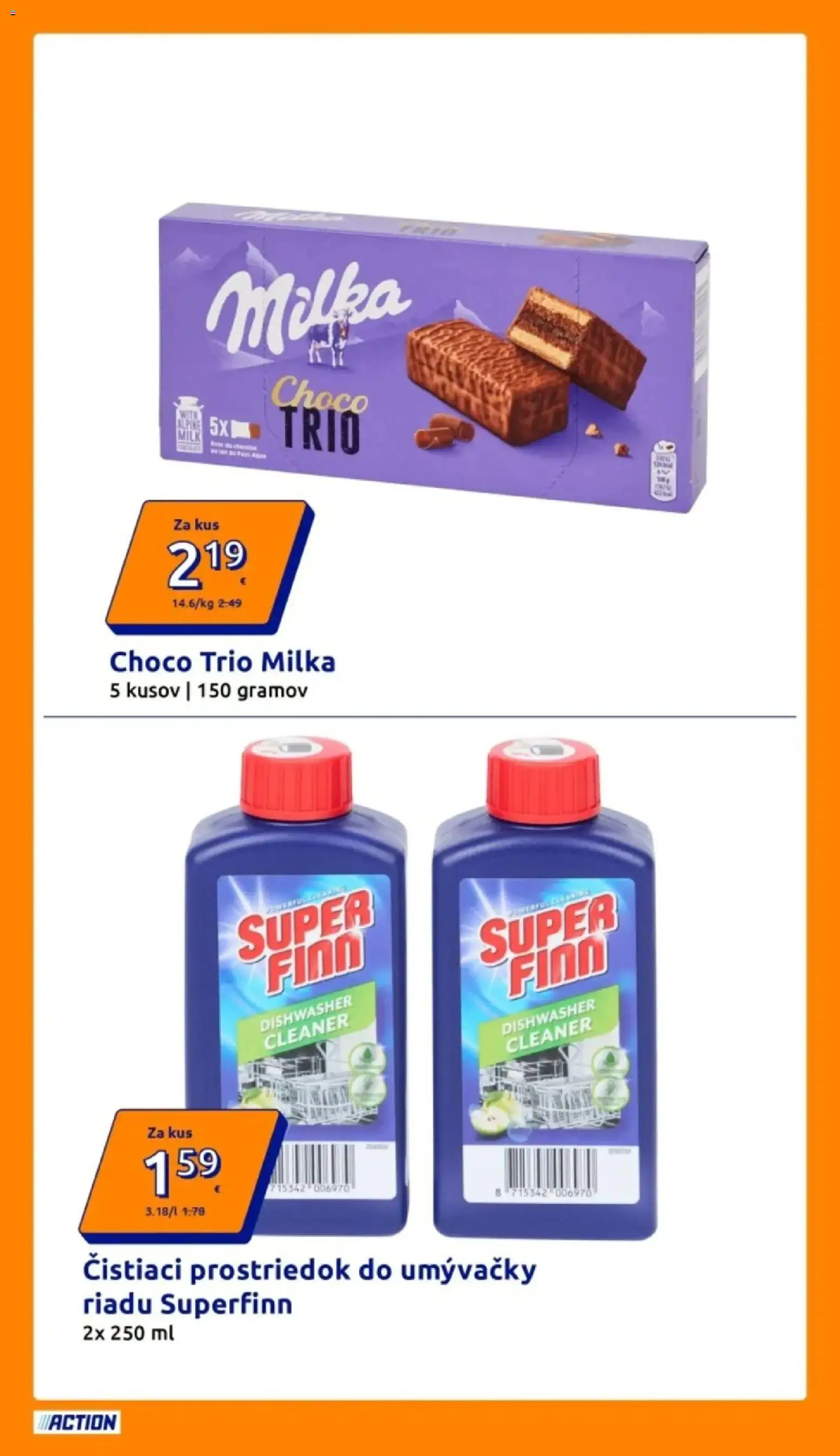 Nové Action akcie – leták je platný od 03.06.2026 | Strana: 19 | Produkty: Čistiaci prostriedok, Milka