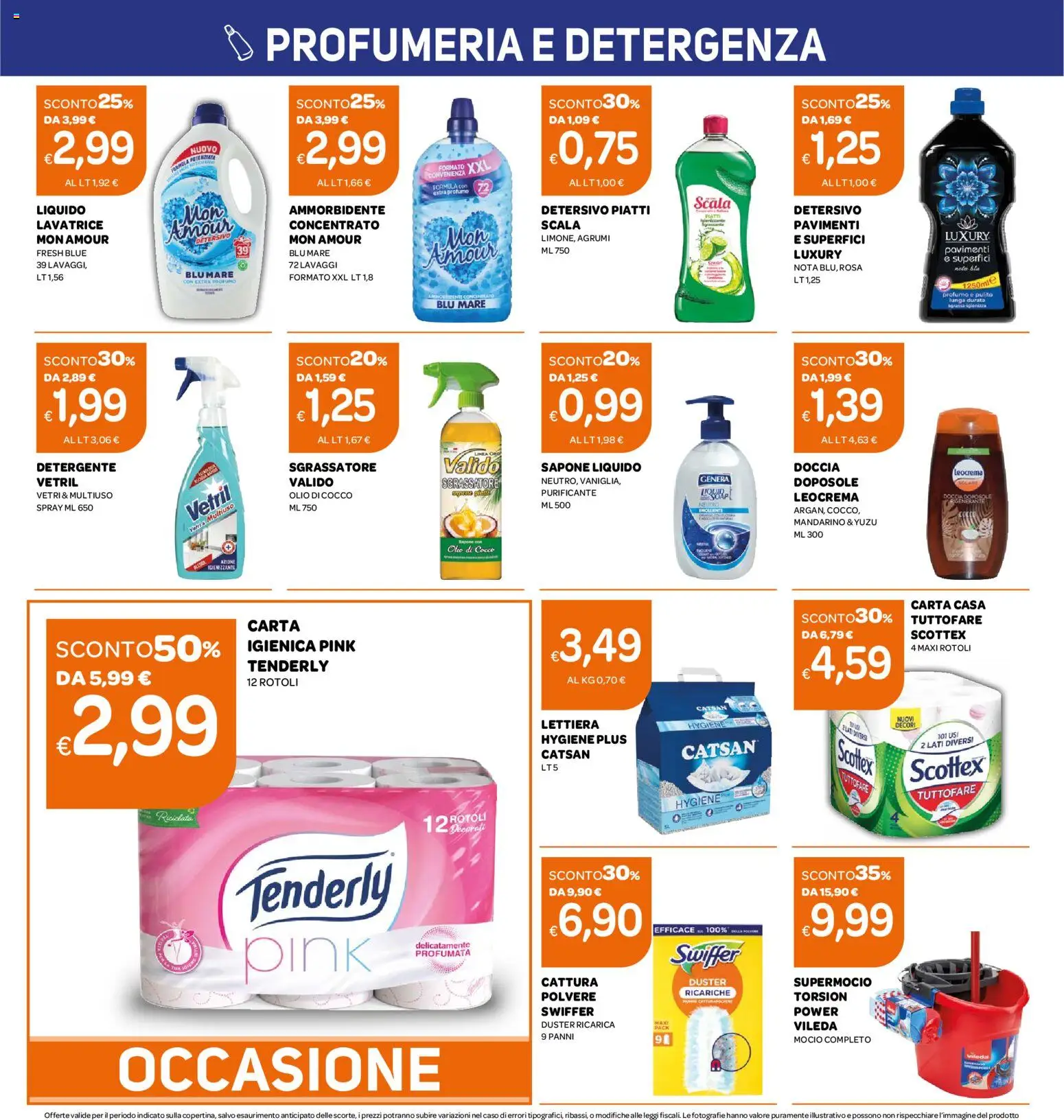 Volantino Ekom del 14/07/2026 | Pagina: 10 | Prodotti: Sapone, Sgrassatore, Agrumi, Doccia