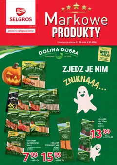 Pogląd oferty "Selgros cash&carry gazetka - Markowe Produkty" - ważna od 22.10.2026