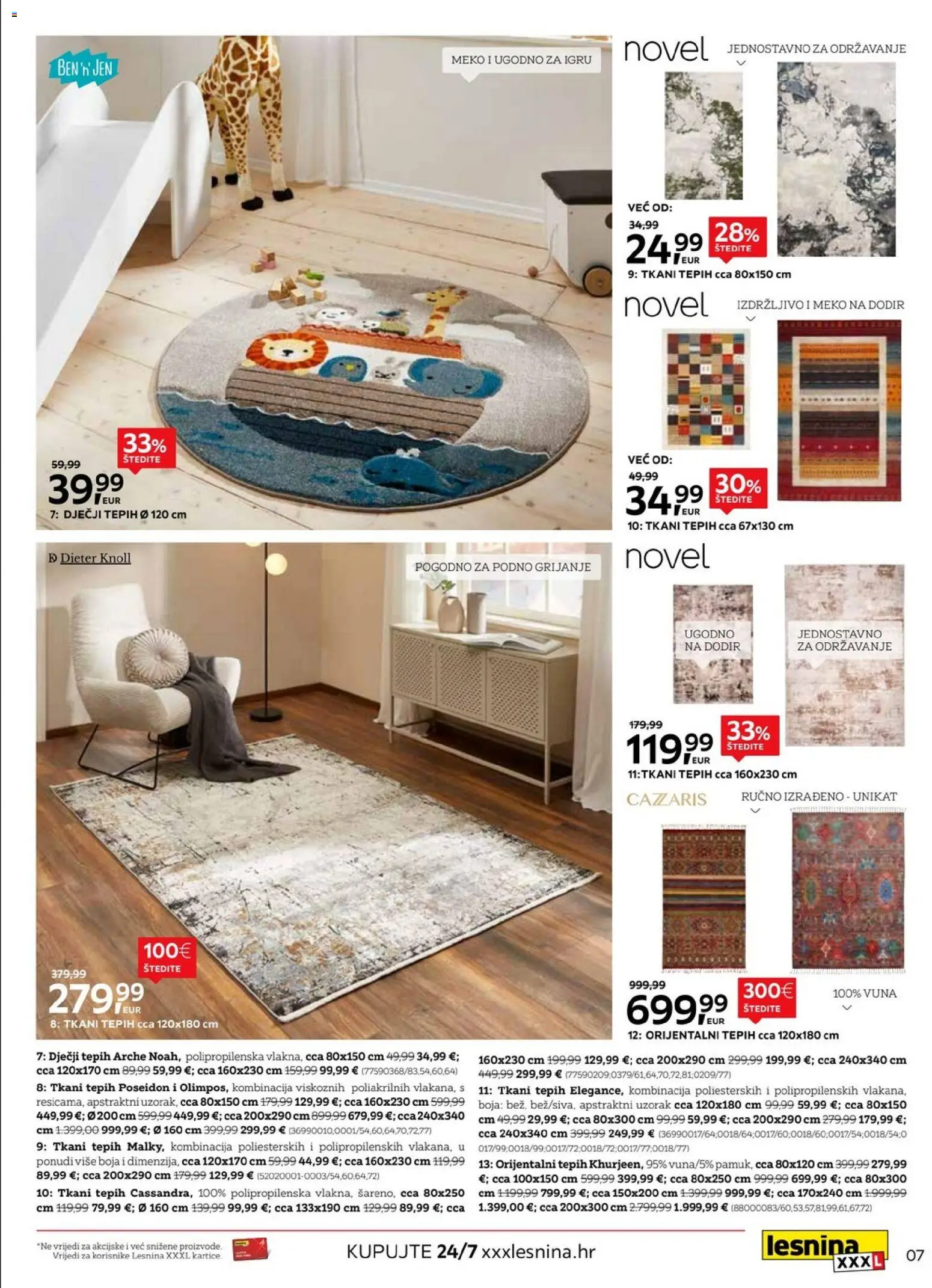 Lesnina katalog | vrijedi od 03.01.2026 | Stranica: 7 | Proizvodi: Tepih
