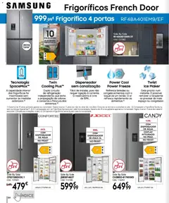 Pré-visualização Conforama folheto válido de 16.04.2026 | Página: 84 | Produtos: Agua, Frigorífico, Portas, Compressor