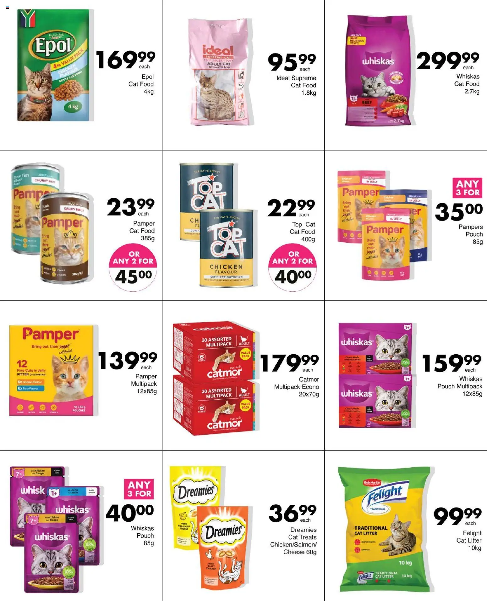 New Save catalogue – valid from 29/10/2026 | Page: 83 | Products: Tuna, Cheese, Chicken, Cat food