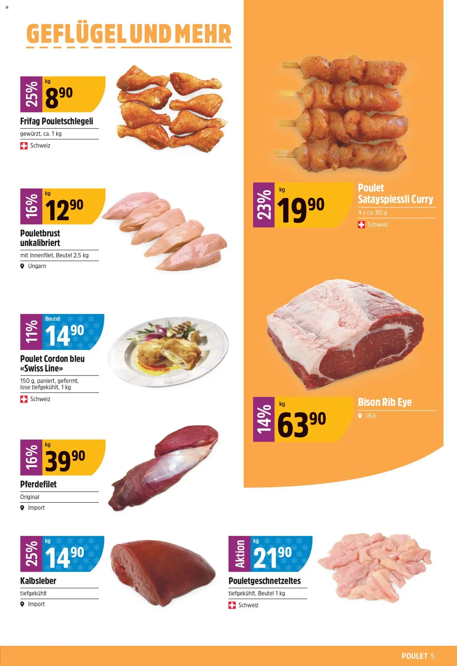 TopCC aktionen – gültig ab 22.06.2026 | Seite: 5 | Produkte: Pouletbrust