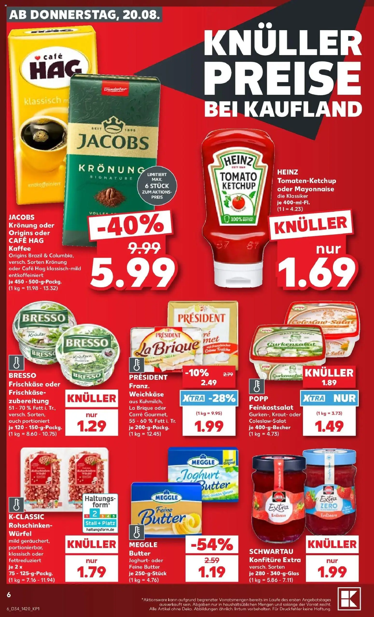 Prospekt Kaufland ab 17.08.2026 » Angebote Online zum Blättern | Seite: 17 | Produkte: Joghurt, Kraut, Ketchup, Frischkase