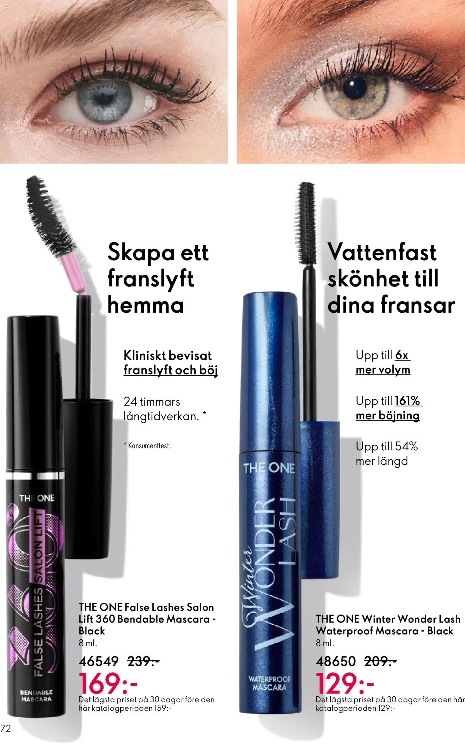 Oriflame reklamblad aktuell från 11.03.2026 | Sida: 72 | Produkter: Mascara
