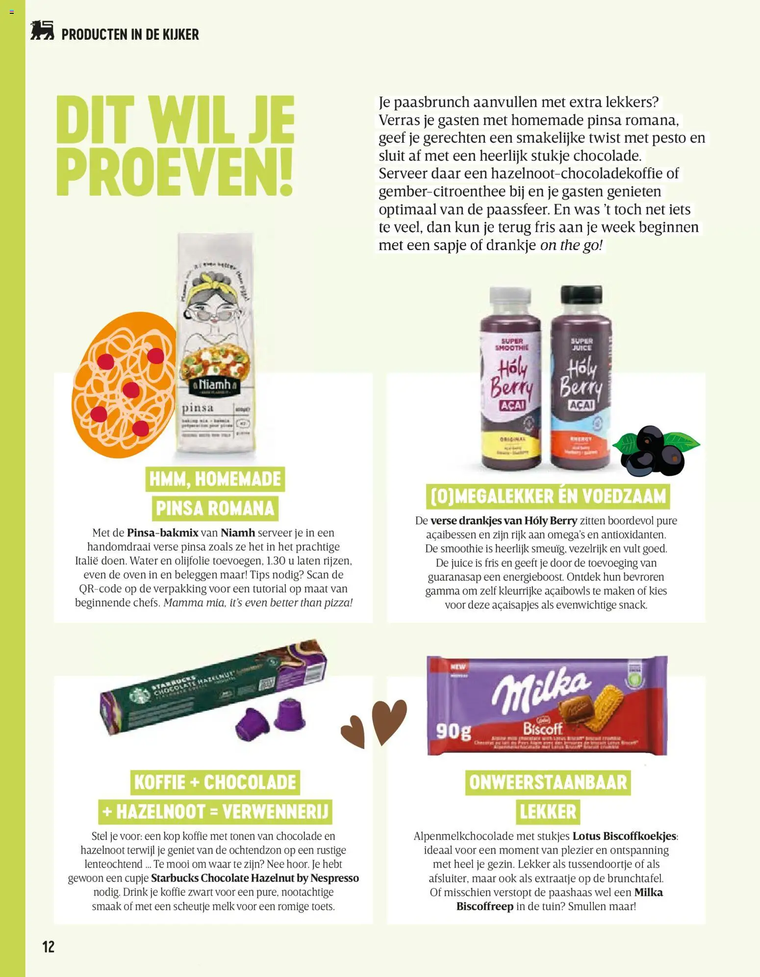 {H1} | Pagina: 12 | Producten: Pizza, Oven, Was, Chocolade