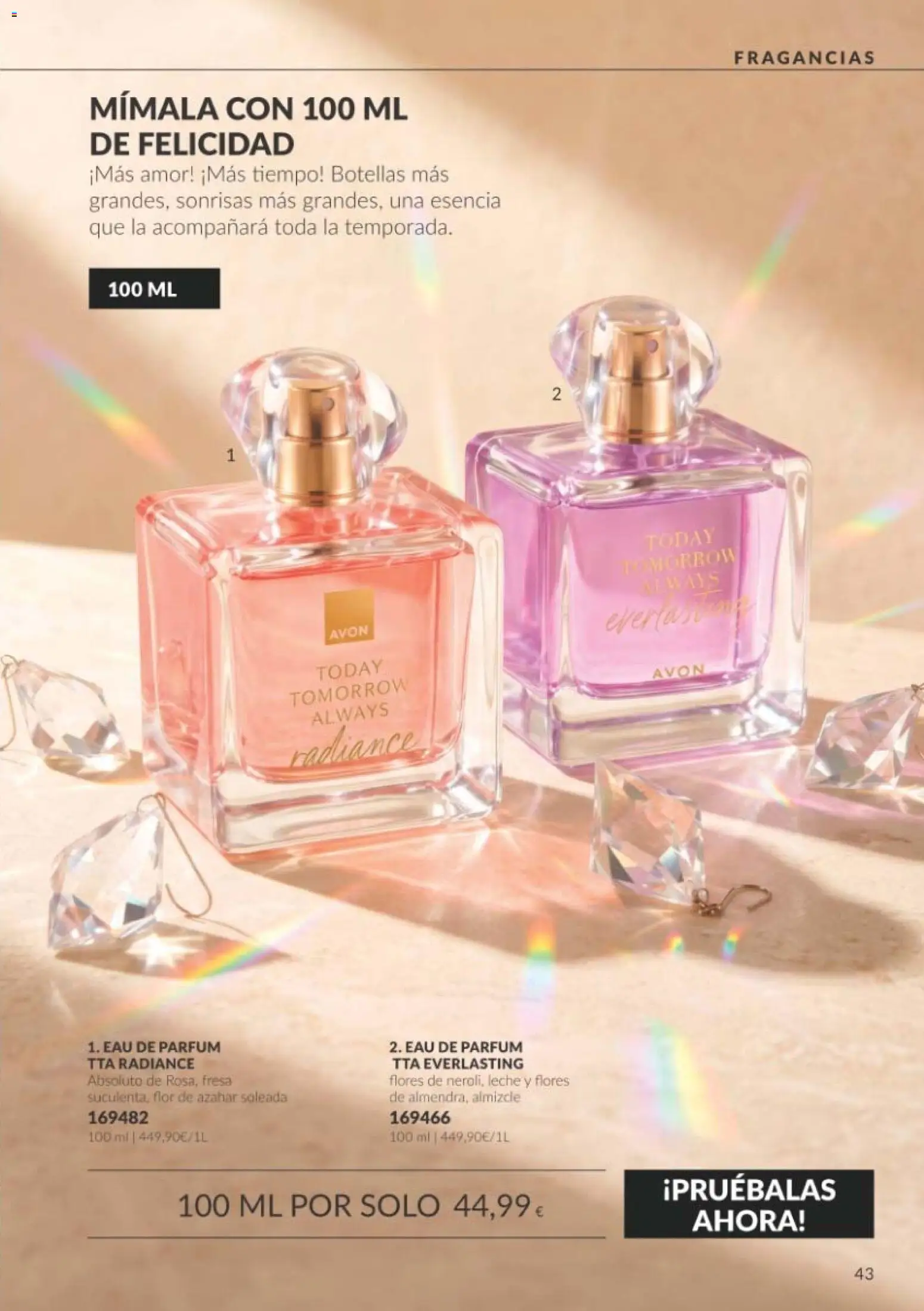 Catálogo AVON Black Friday │ válido desde el 01/11/2026 | Página: 43 | Productos: Leche, Flores, Eau de parfum