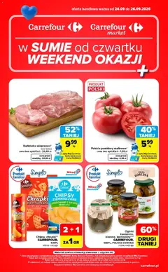Pogląd oferty "Carrefour gazetka - Weekend okazji" - ważna od 24.09.2026