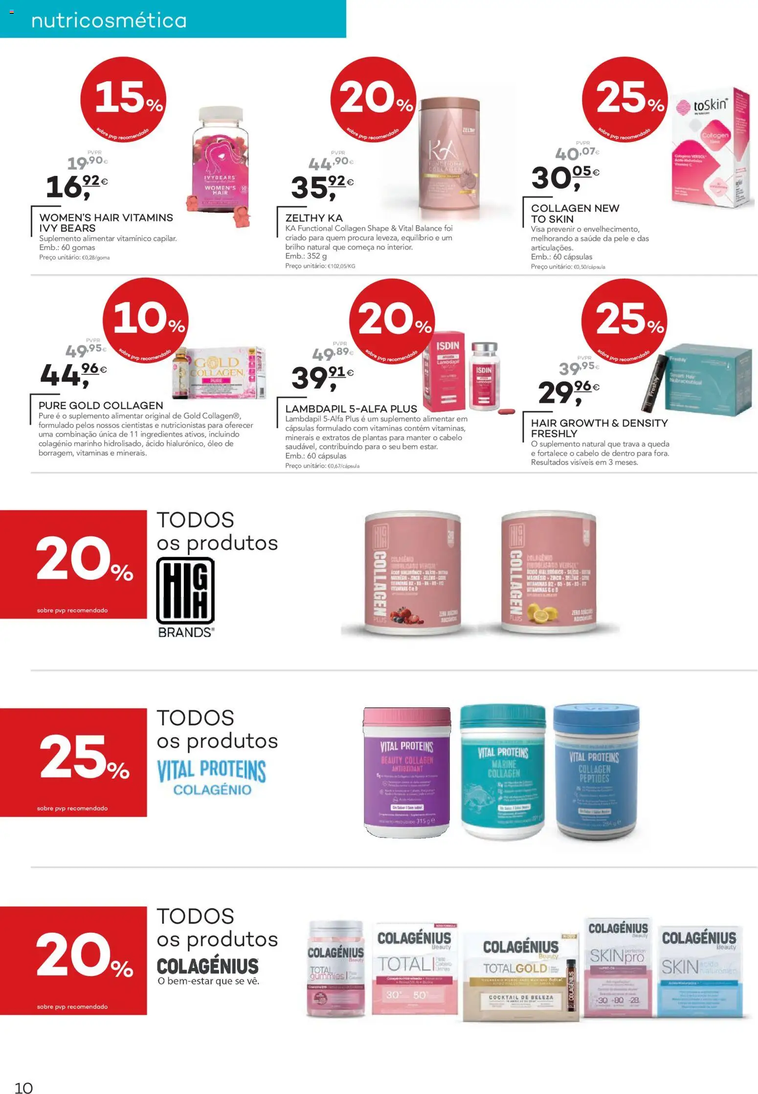 Well’s Vitaminas e suplementos │ válido de 08/09/2026 | Página: 10 | Produtos: Ingredientes, Cápsulas, Óleo, Gomas