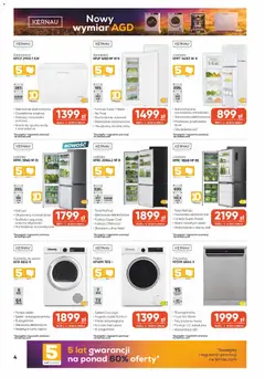 Pogląd oferty "Max elektro gazetka" - ważna od 30.07.2026 | Strona: 4 | Produkty: Lodówka, Pralka, Suszarka, Zmywarka