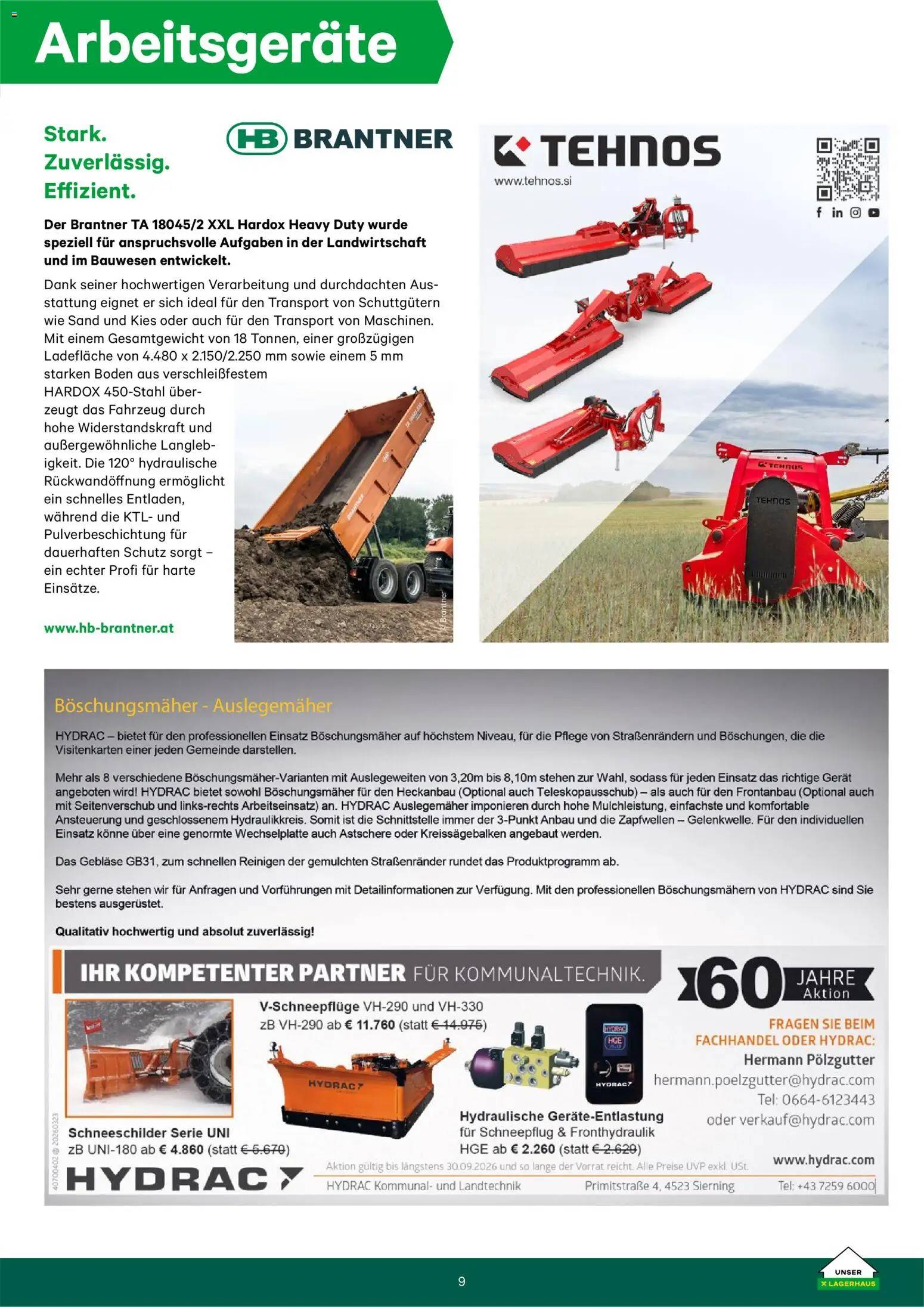 Lagerhaus Kommunaltechnik gültig ab 01.07.2026 | Seite: 9