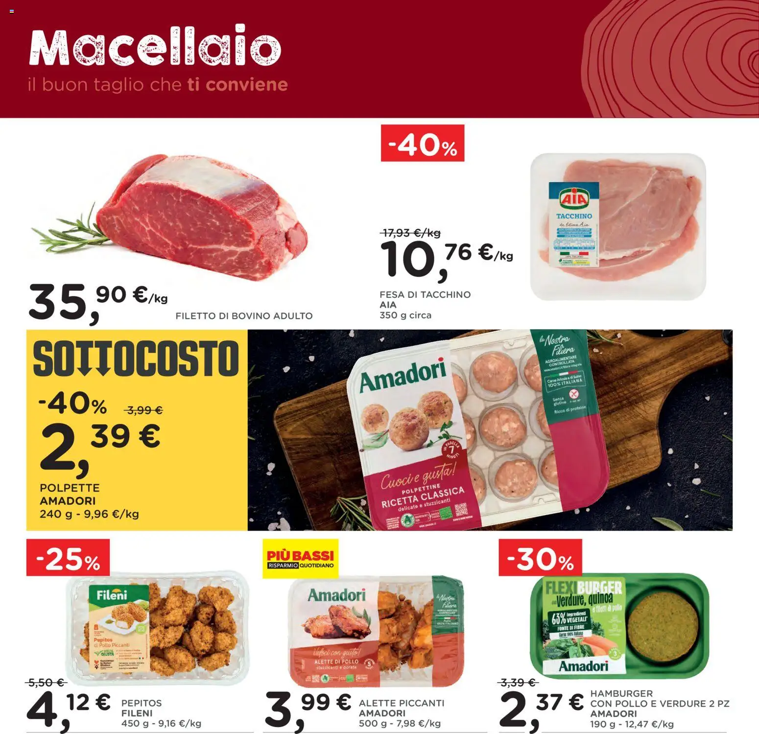 Volantino Poli del 22.04.2026 | Pagina: 6 | Prodotti: Bovino, Verdure, Suino, Quinoa