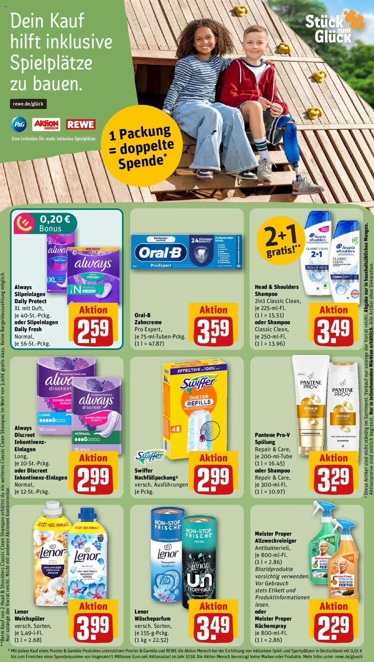 Rewe ihr Kaufpark Prospekt – gültig ab 05.10.2026 | Seite: 29 | Produkte: Lenor, Head & shoulders, Shampoo, Swiffer