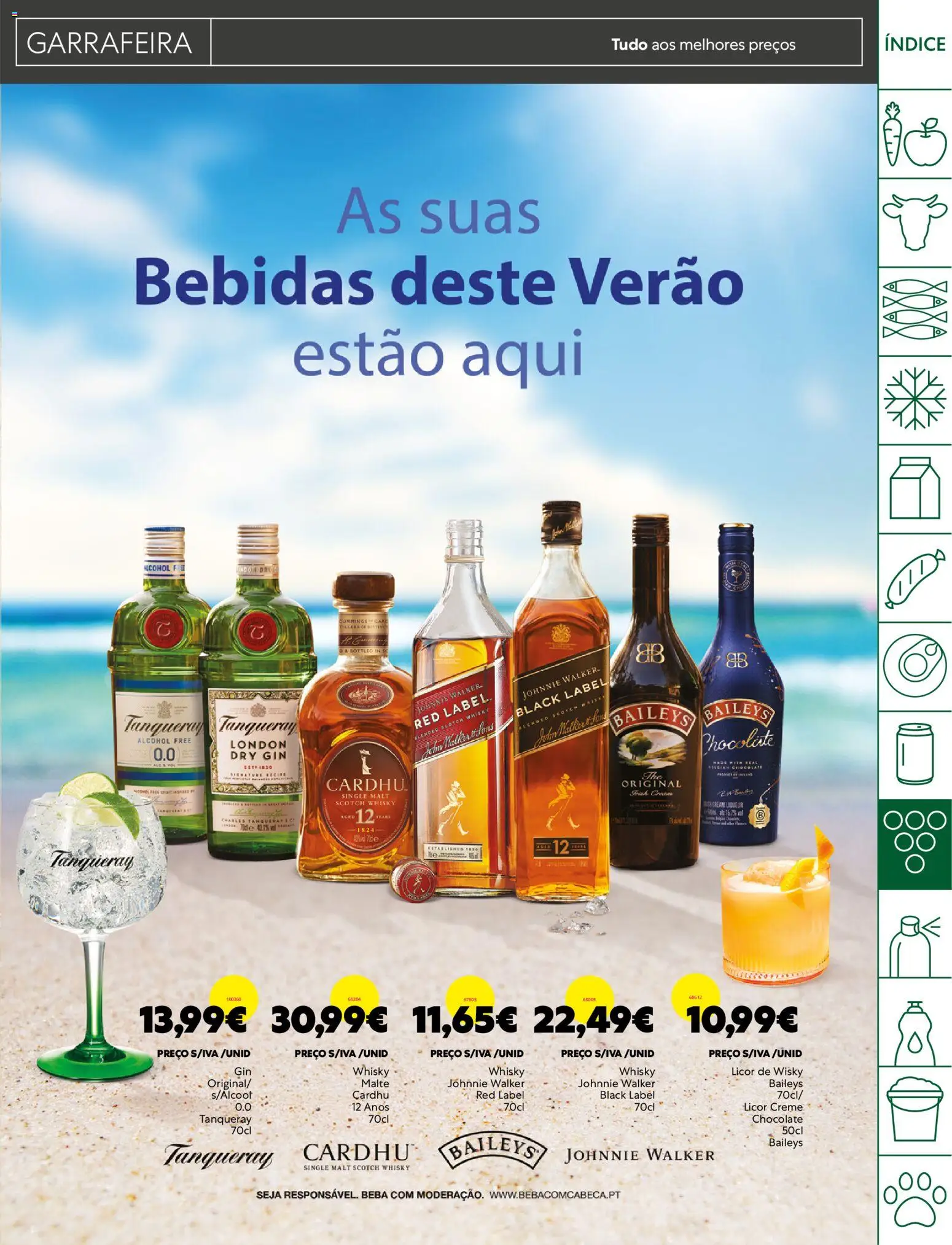 Recheio folheto Madeira │ válido de 28/07/2026 | Página: 31 | Produtos: Whisky, Licor, Chocolate, Gin