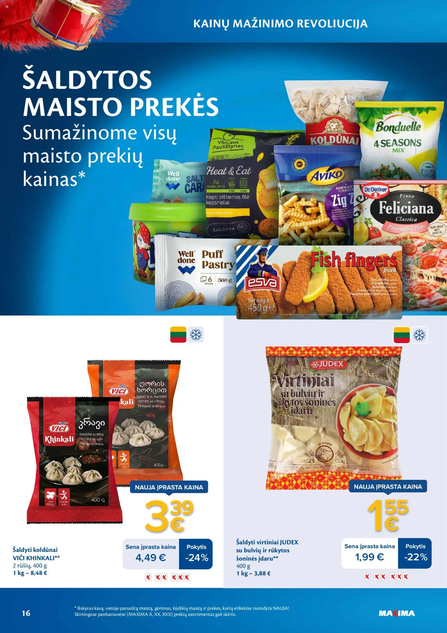 MAXIMA akcijos nuo 2026.03.03 | Puslapis: 16 | Prekių: Vištienos